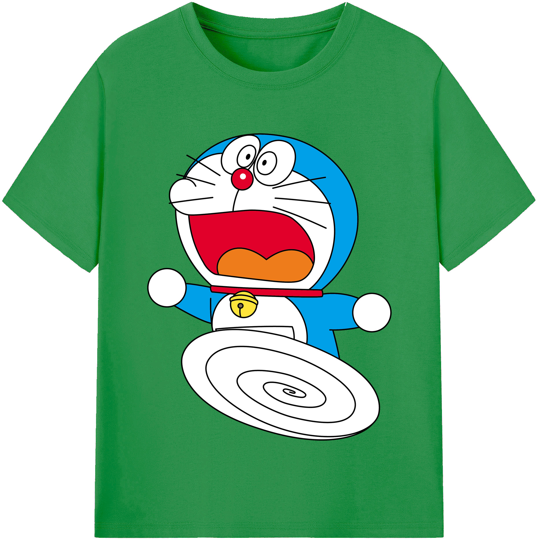（画像用） ドラえもん Doraemon レディースカジュアルプリントTシャツ（綿100％）