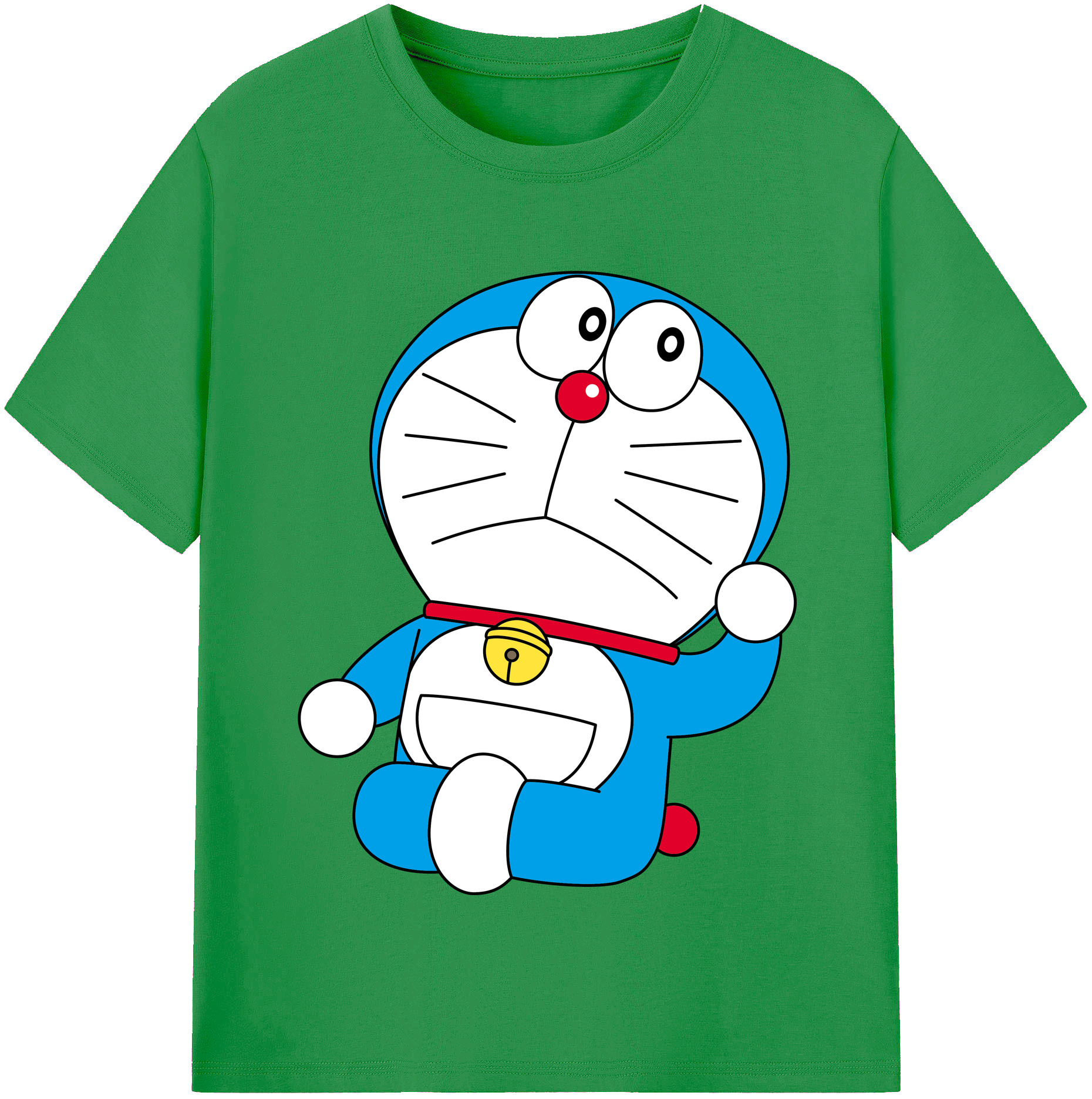 （画像用） ドラえもん Doraemon レディースカジュアルプリントTシャツ（綿100％）