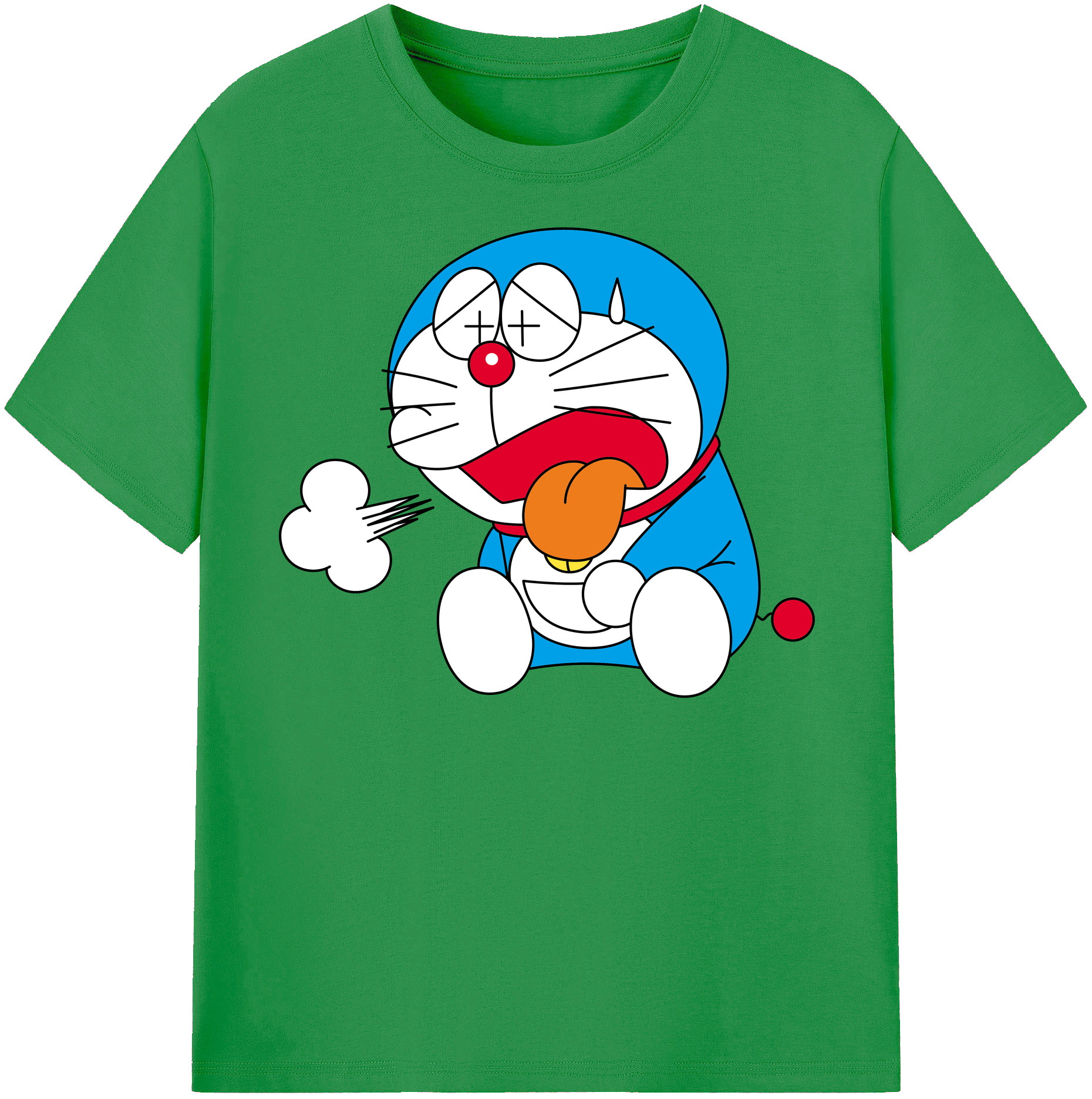 （画像用） ドラえもん Doraemon レディースカジュアルプリントTシャツ（綿100％）