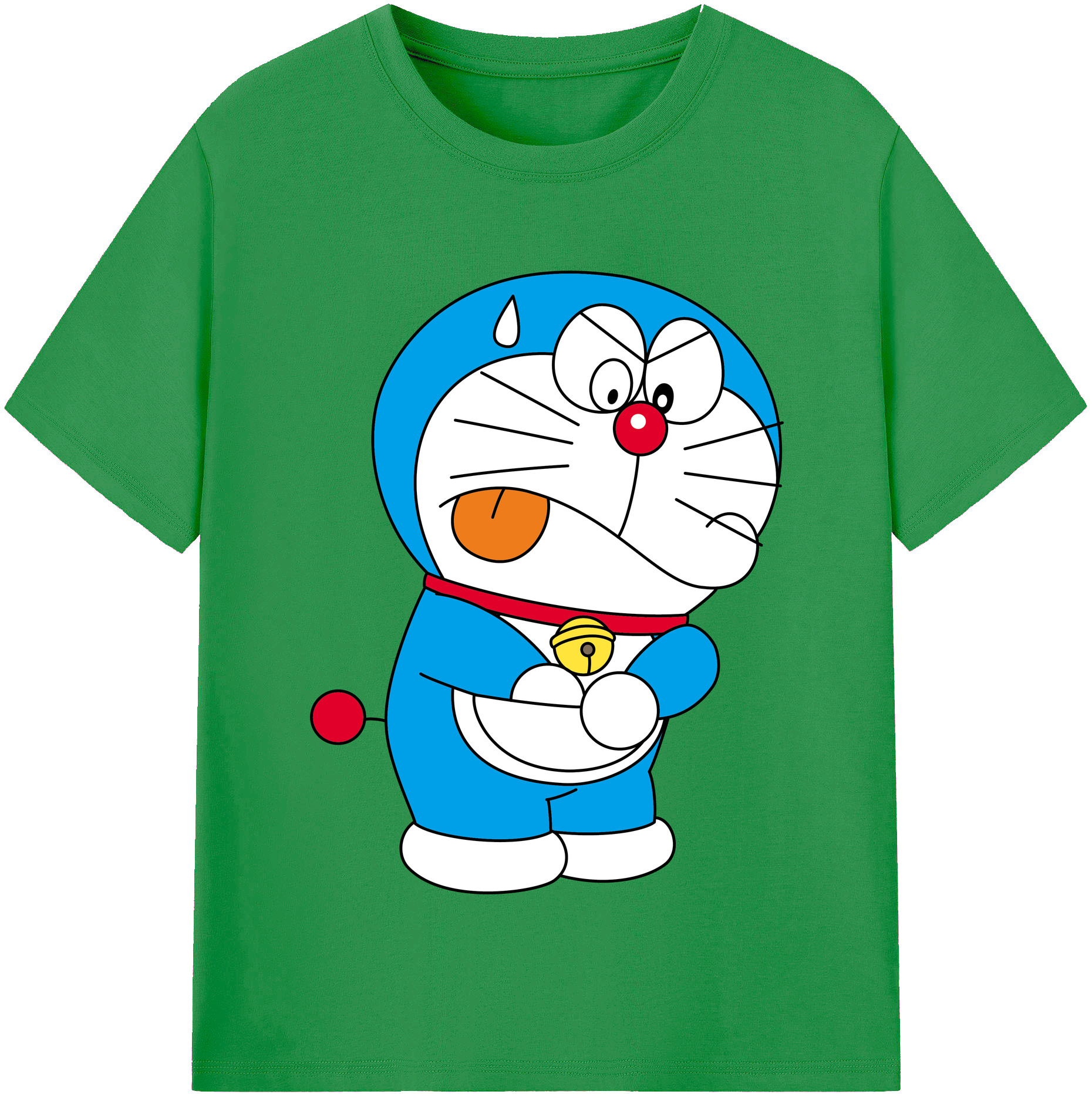 （画像用） ドラえもん Doraemon レディースカジュアルプリントTシャツ（綿100％）