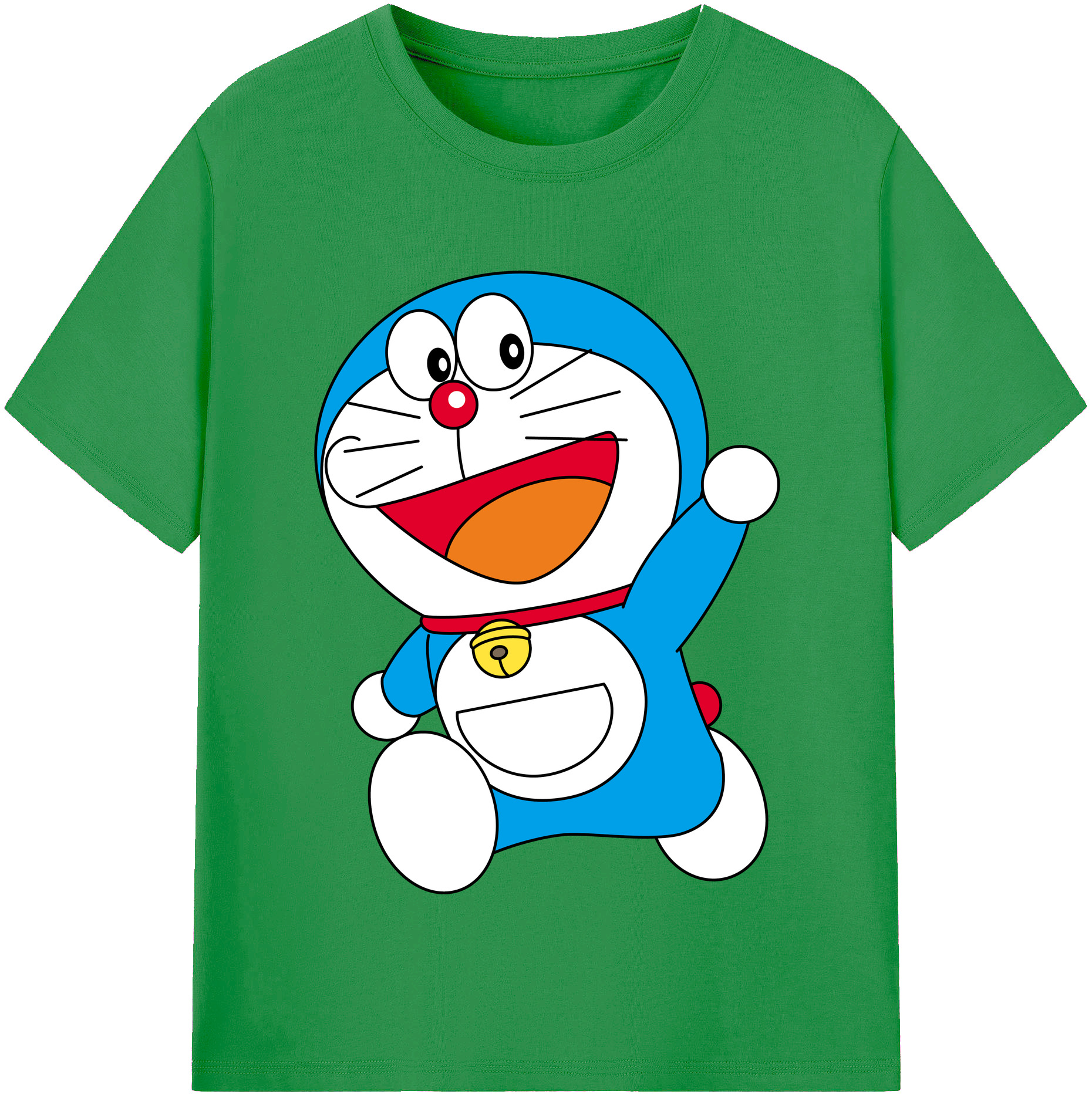 （画像用） ドラえもん Doraemon レディースカジュアルプリントTシャツ（綿100％）