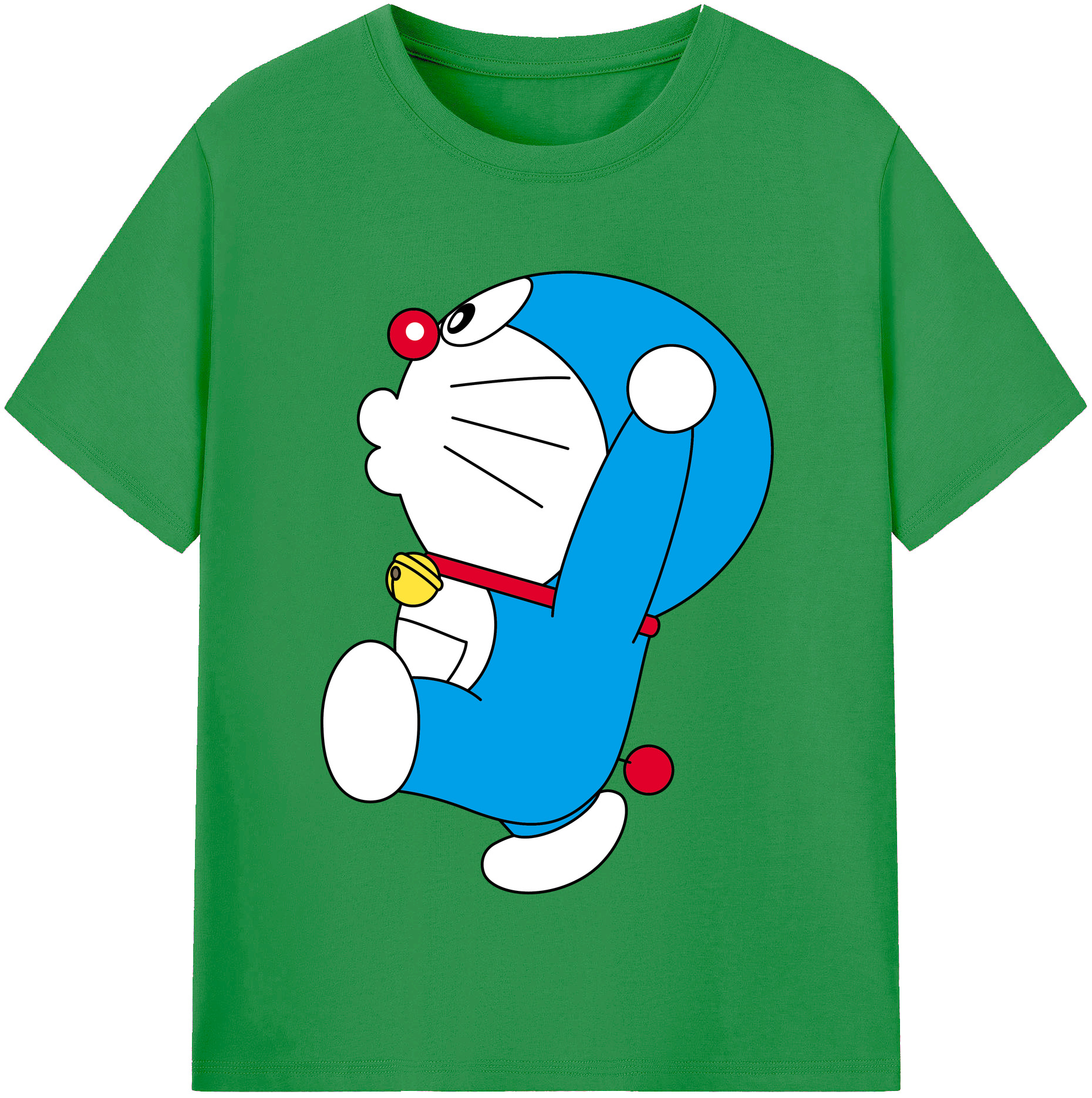 （画像用） ドラえもん Doraemon レディースカジュアルプリントTシャツ（綿100％）