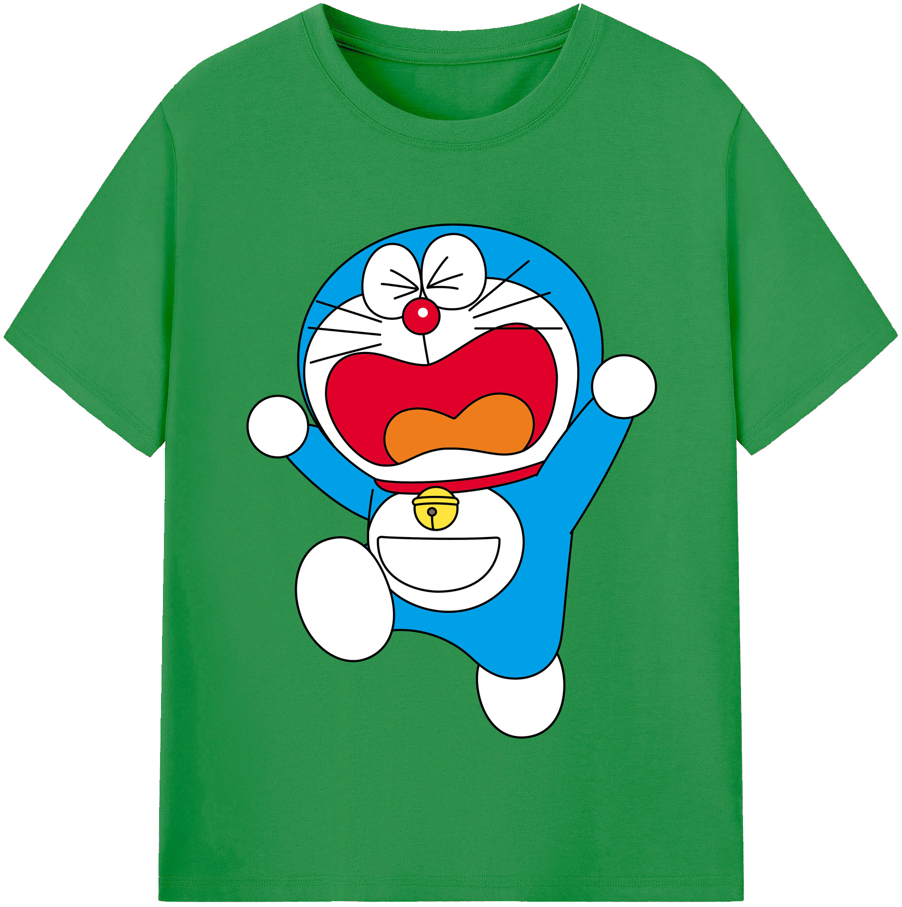 （画像用） ドラえもん Doraemon レディースカジュアルプリントTシャツ（綿100％）