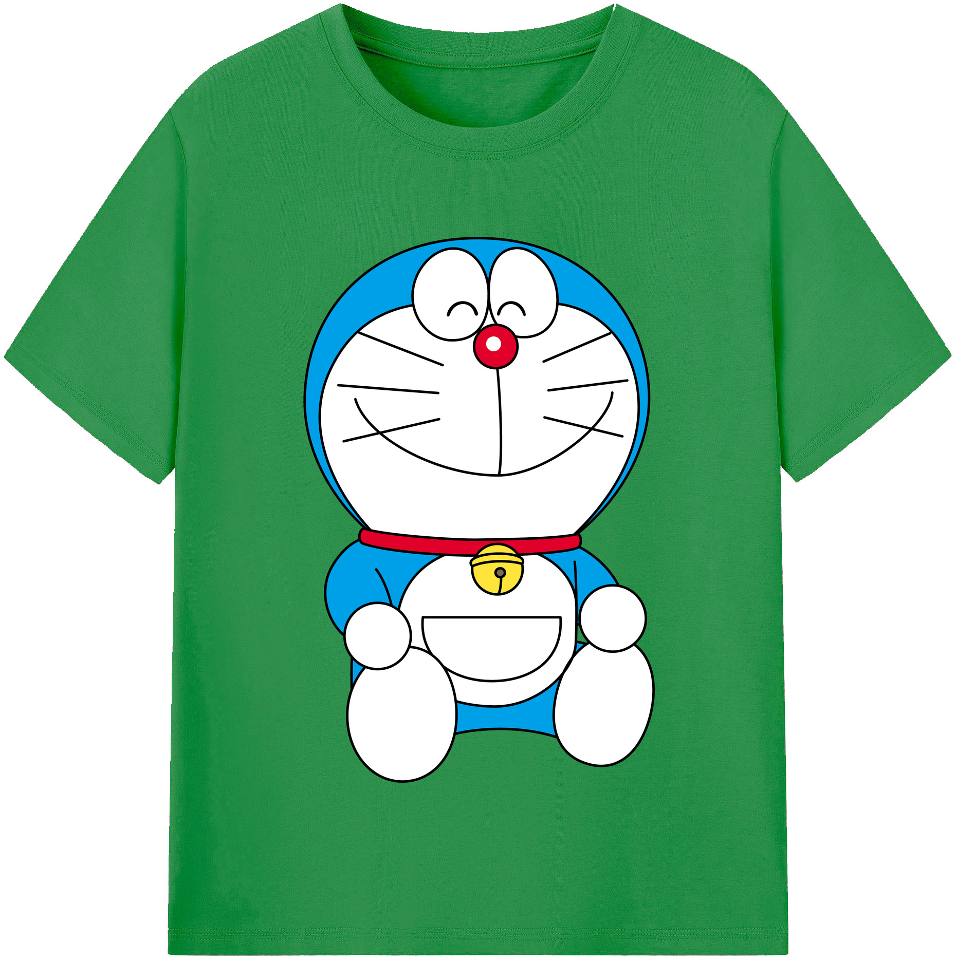 （画像用） ドラえもん Doraemon レディースカジュアルプリントTシャツ（綿100％）