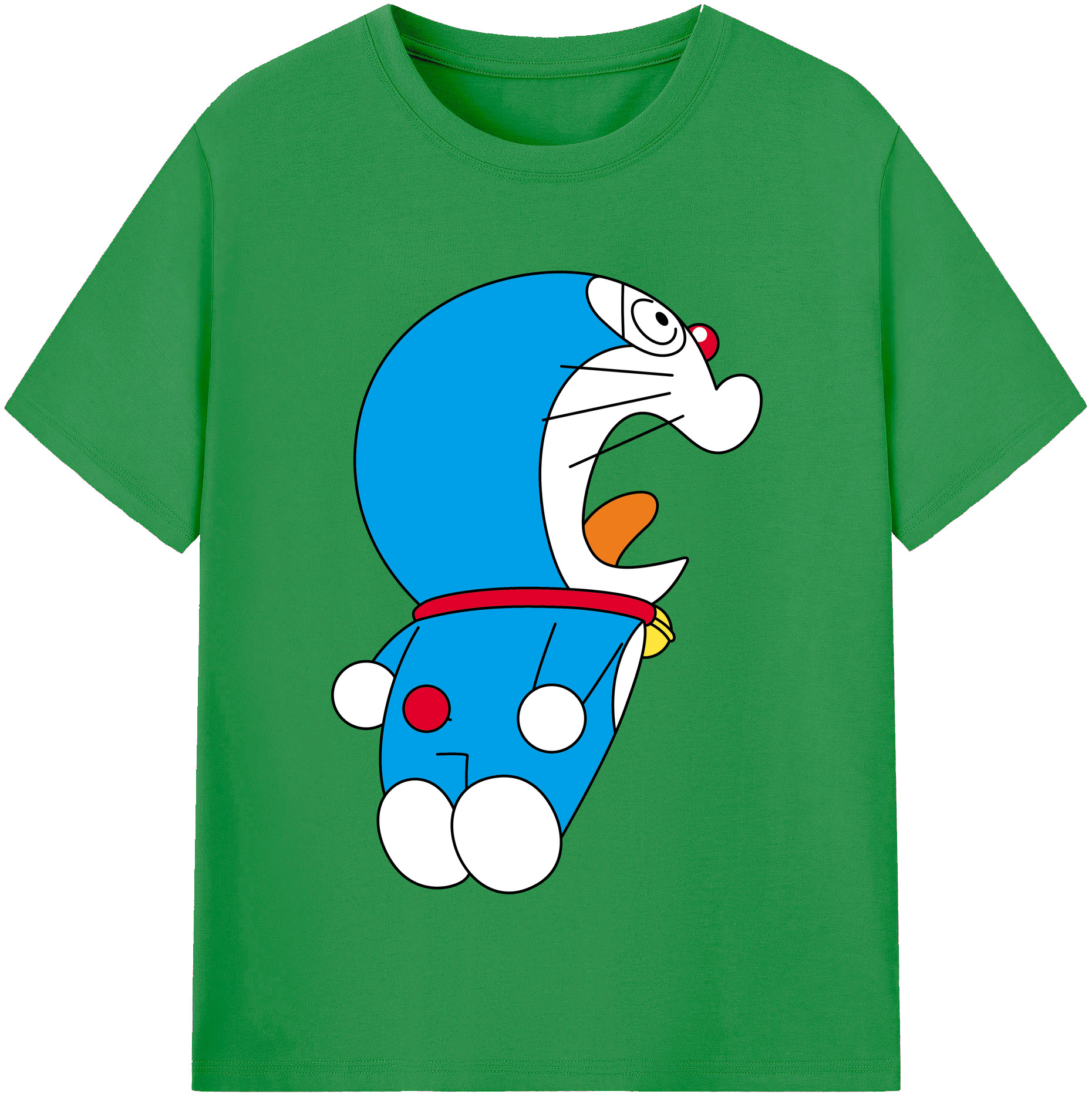 （画像用） ドラえもん Doraemon レディースカジュアルプリントTシャツ（綿100％）