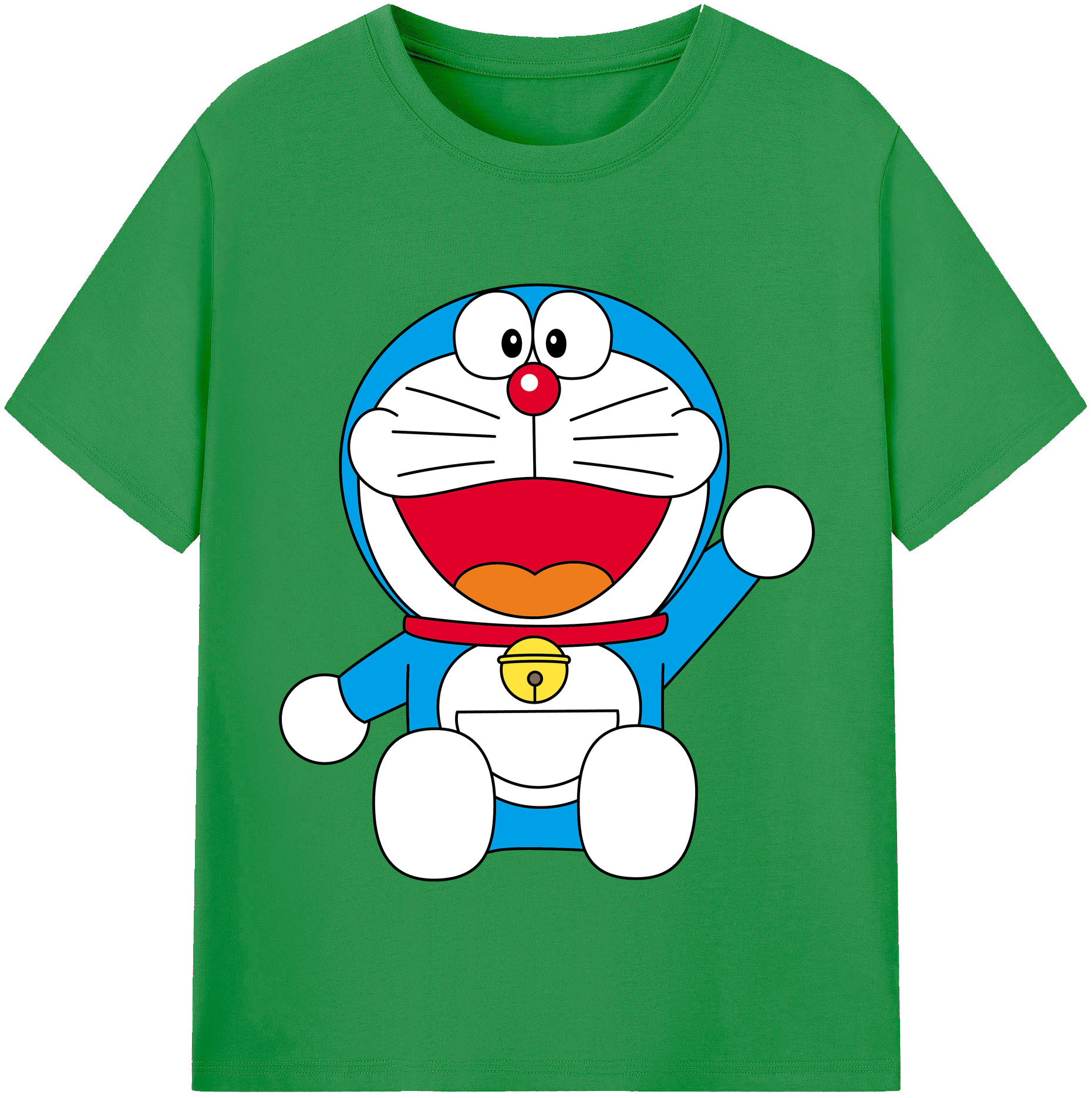 （画像用） ドラえもん Doraemon レディースカジュアルプリントTシャツ（綿100％）