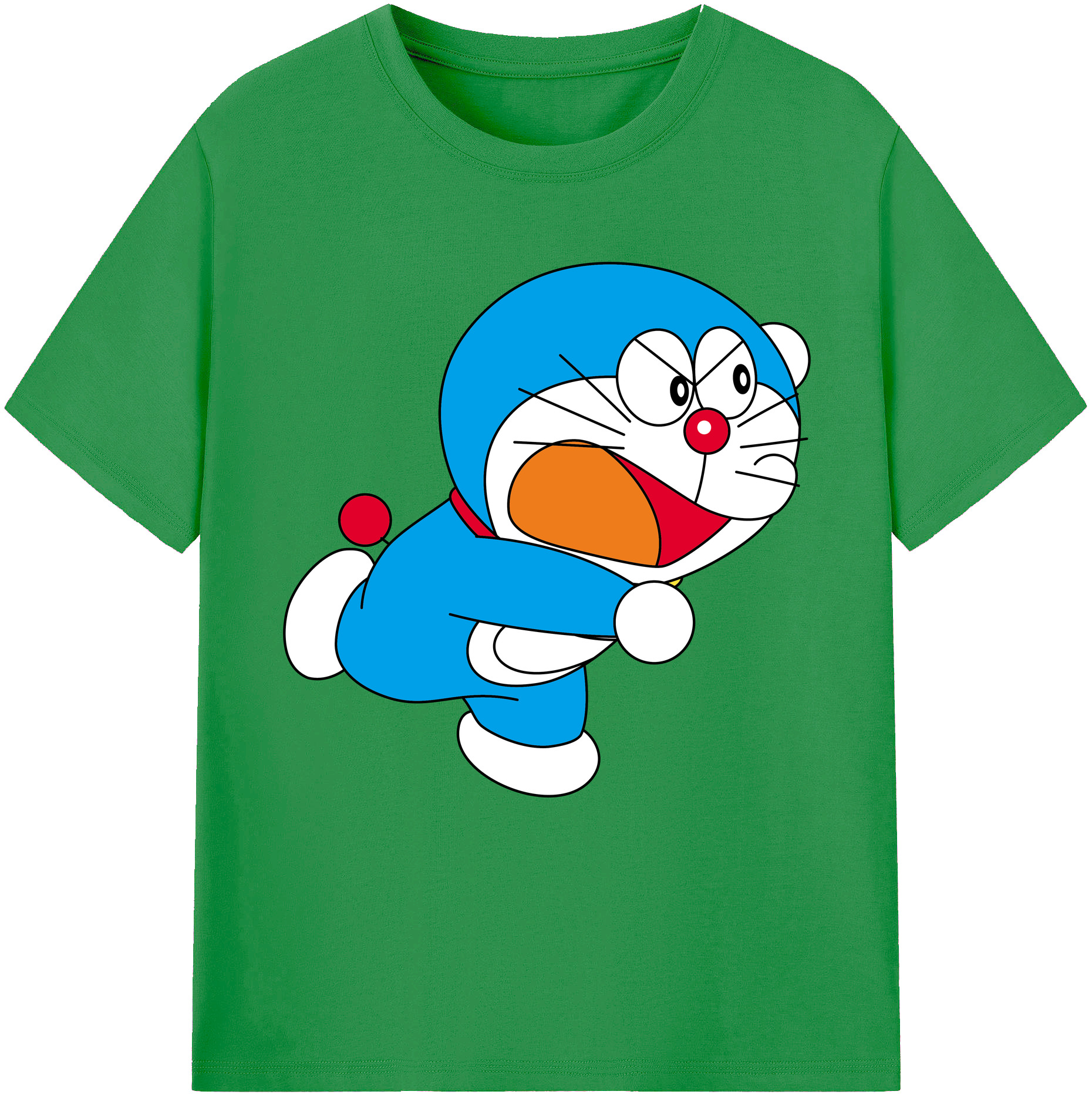 （画像用） ドラえもん Doraemon レディースカジュアルプリントTシャツ（綿100％）