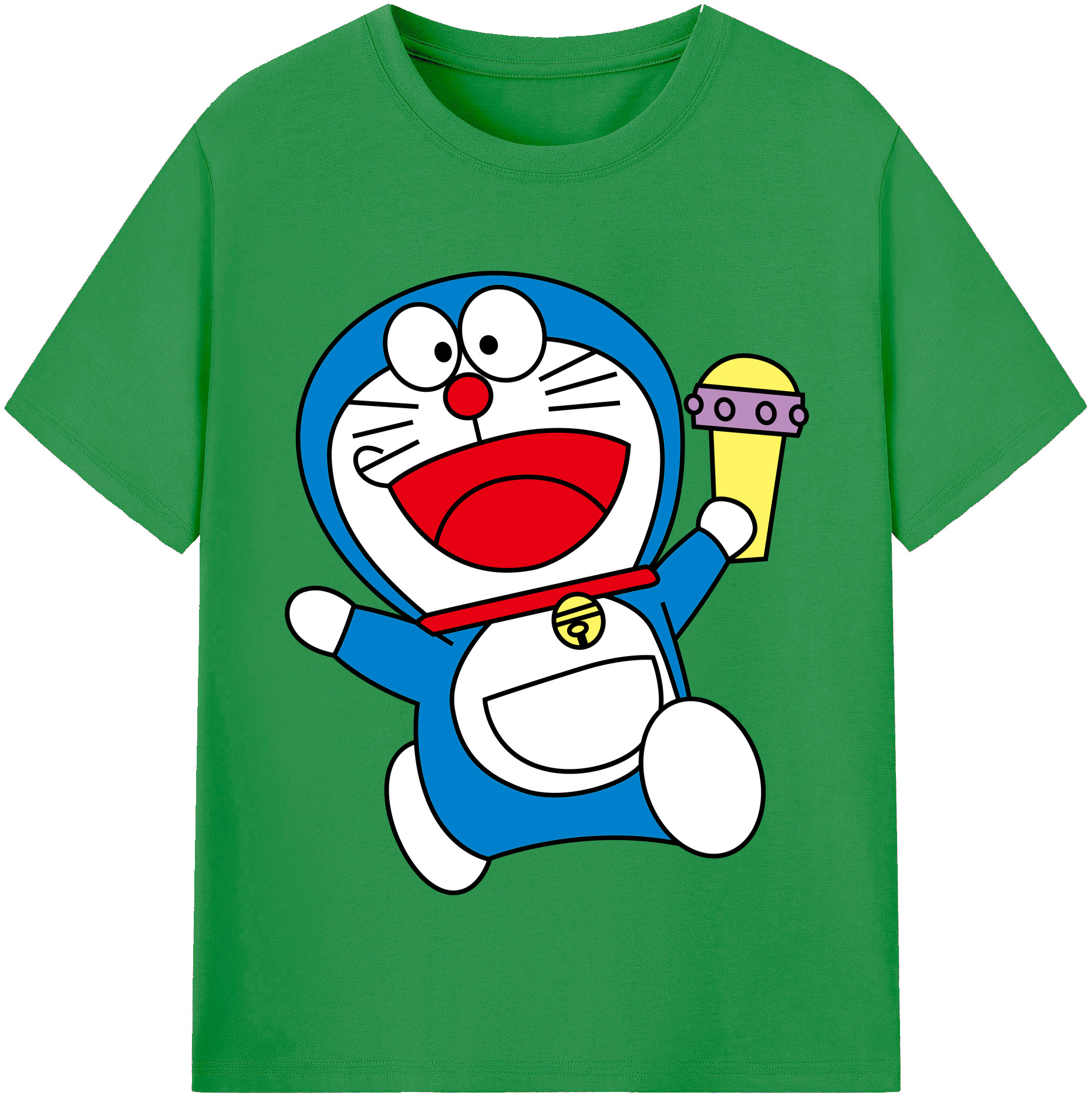 （画像用） ドラえもん Doraemon レディースカジュアルプリントTシャツ（綿100％）