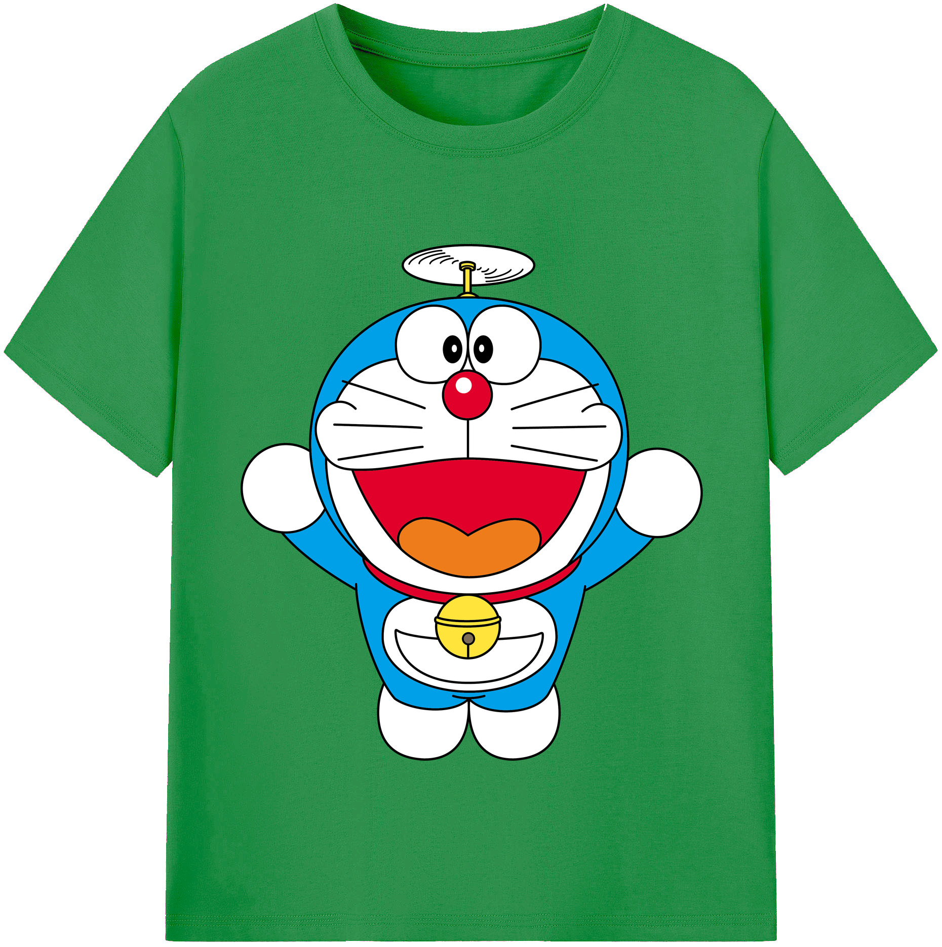 （画像用） ドラえもん Doraemon レディースカジュアルプリントTシャツ（綿100％）