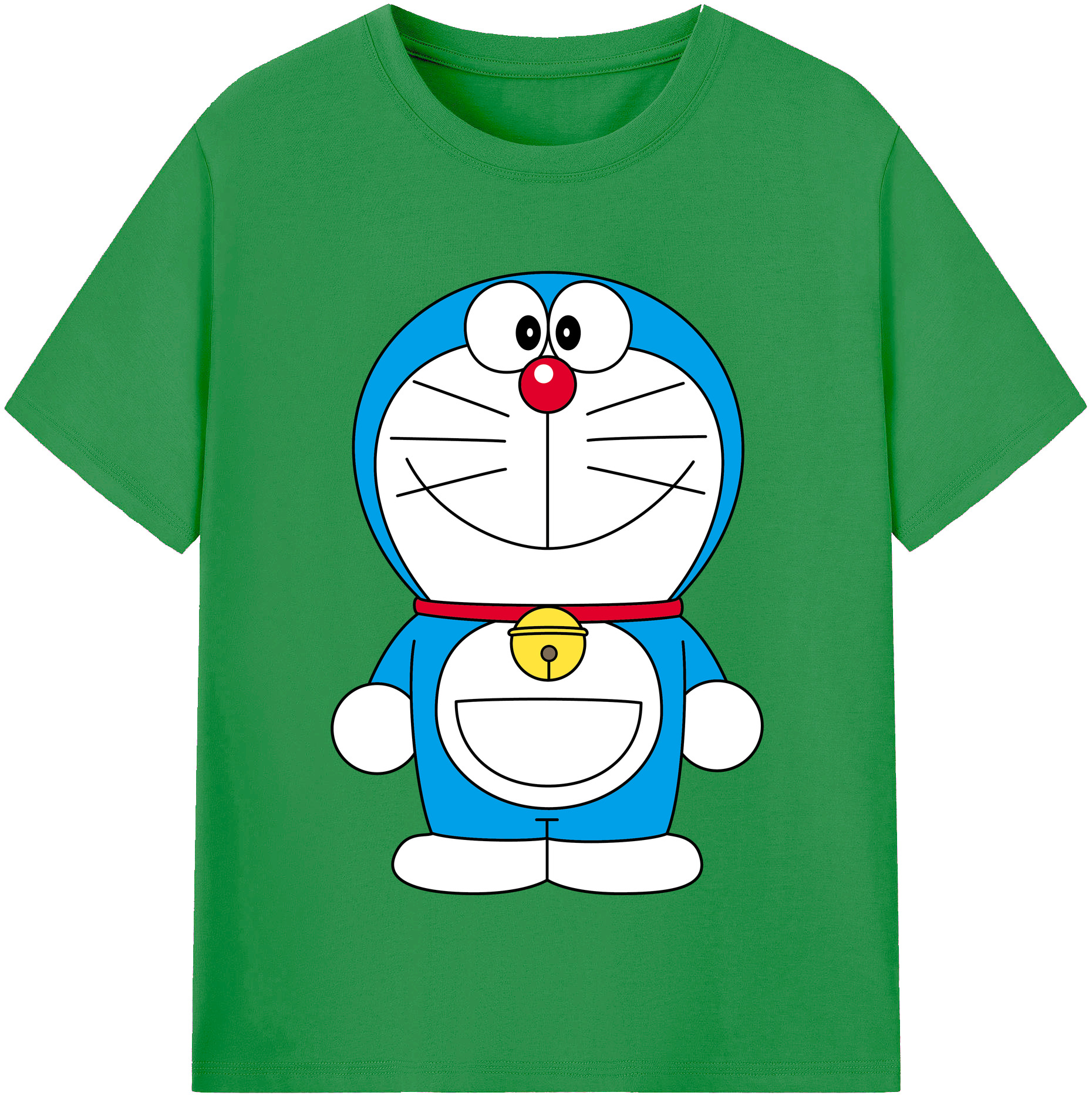 （画像用） ドラえもん Doraemon レディースカジュアルプリントTシャツ（綿100％）