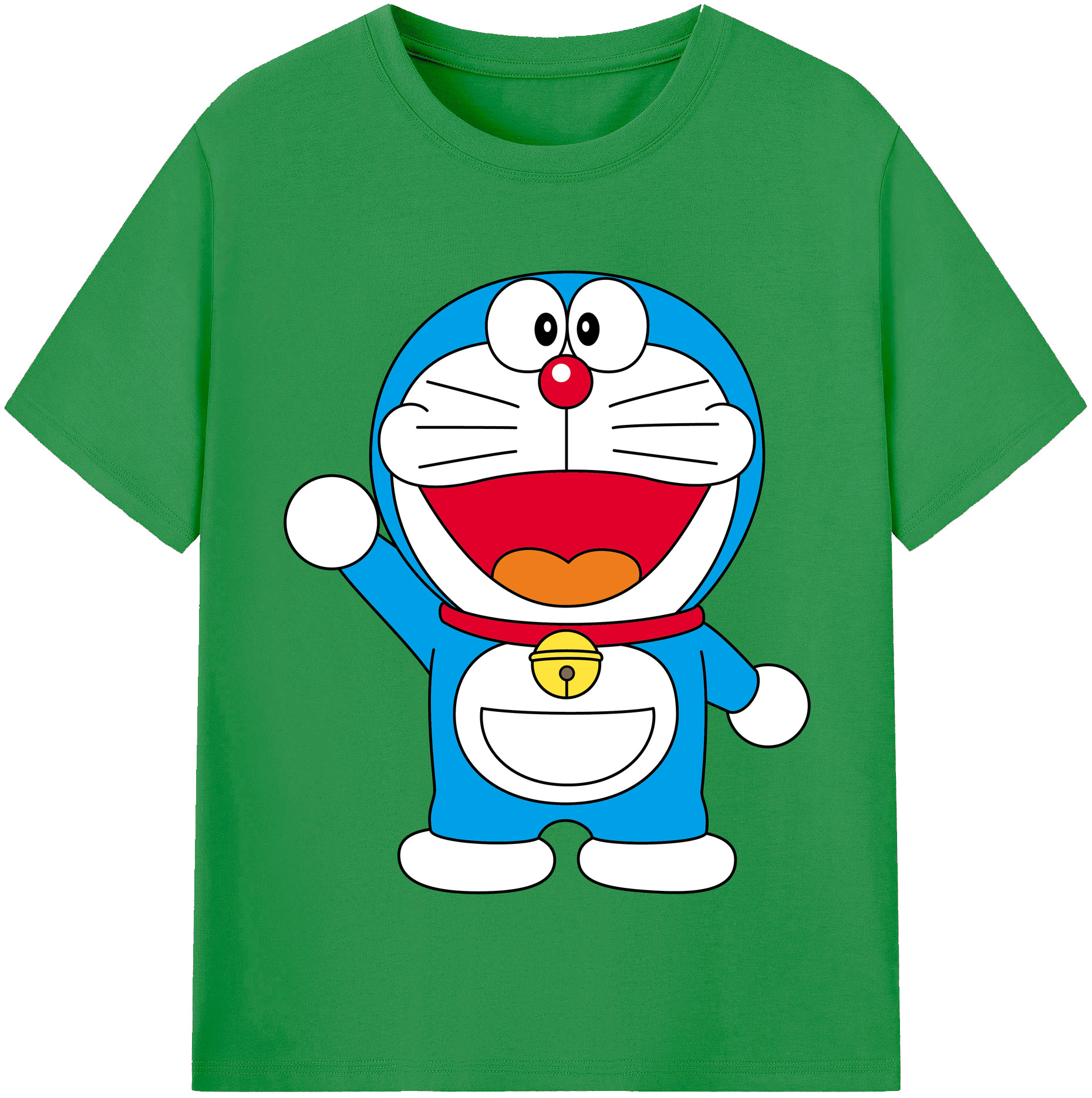 （画像用） ドラえもん Doraemon レディースカジュアルプリントTシャツ（綿100％）