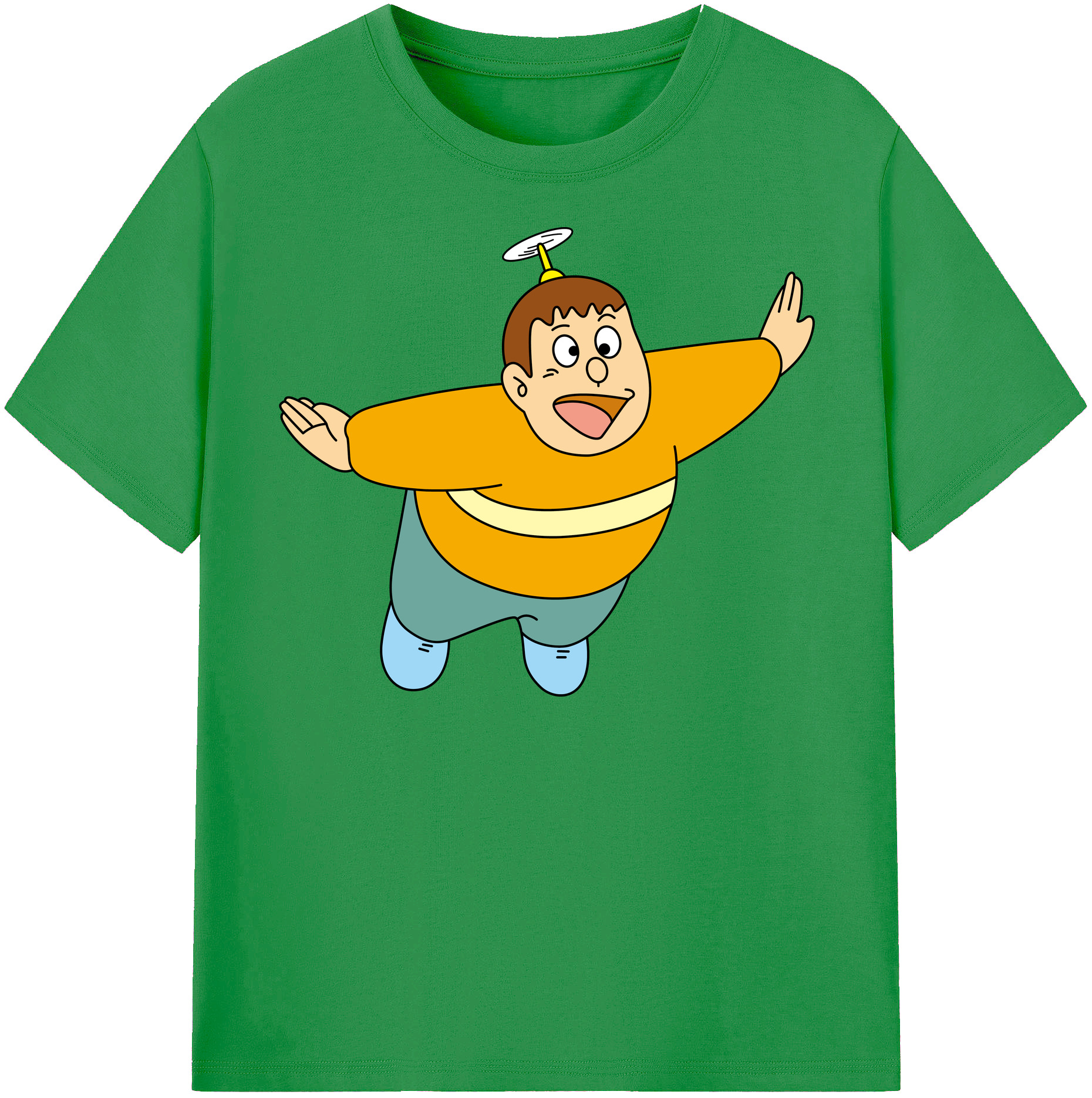 （画像用） ドラえもん 剛田武 Doraemon Gouta Takeshi レディースカジュアルプリントTシャツ（綿100％）
