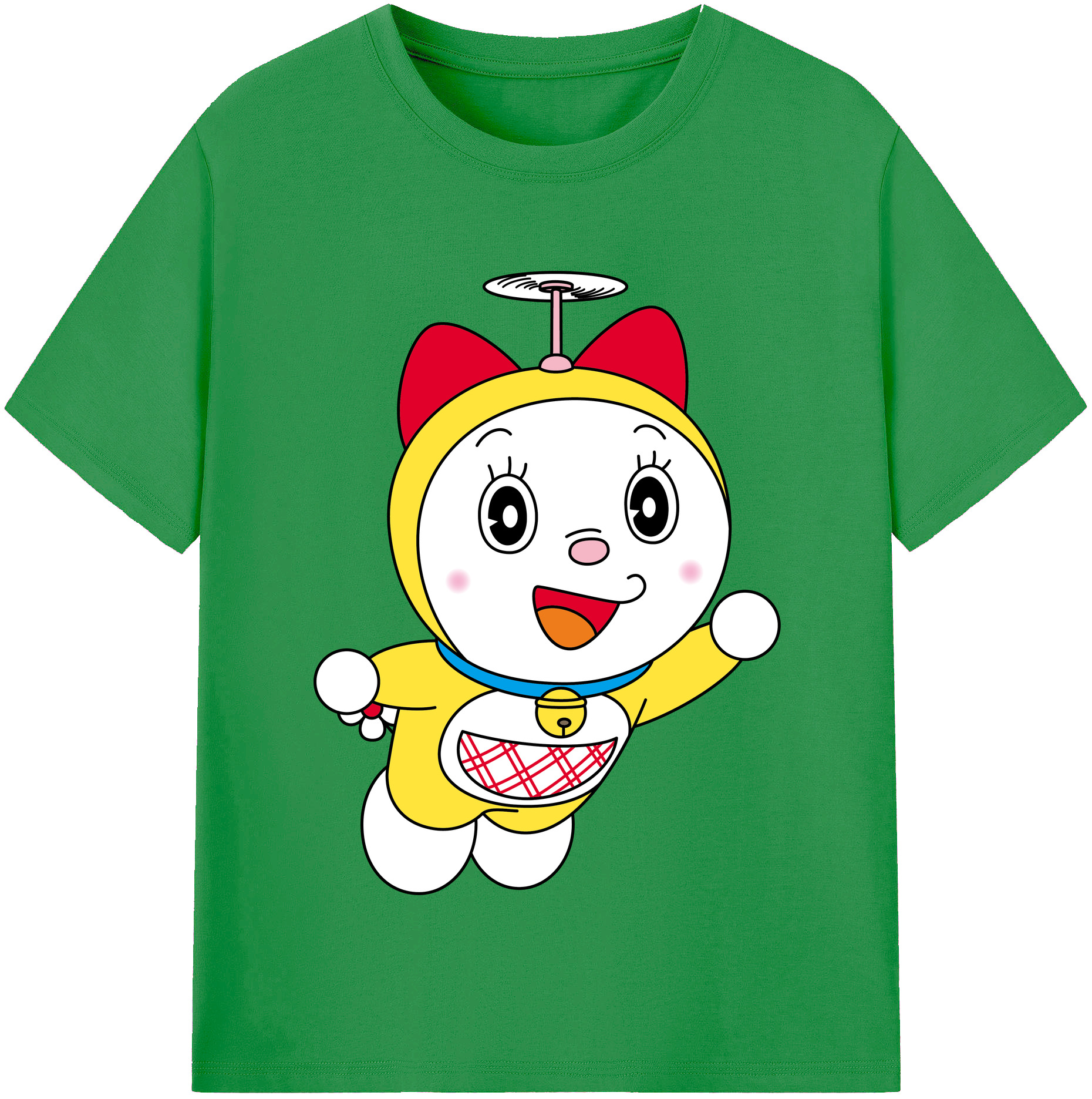 （画像用） ドラえもん ドラミ Doraemon Dorami レディースカジュアルプリントTシャツ（綿100％）