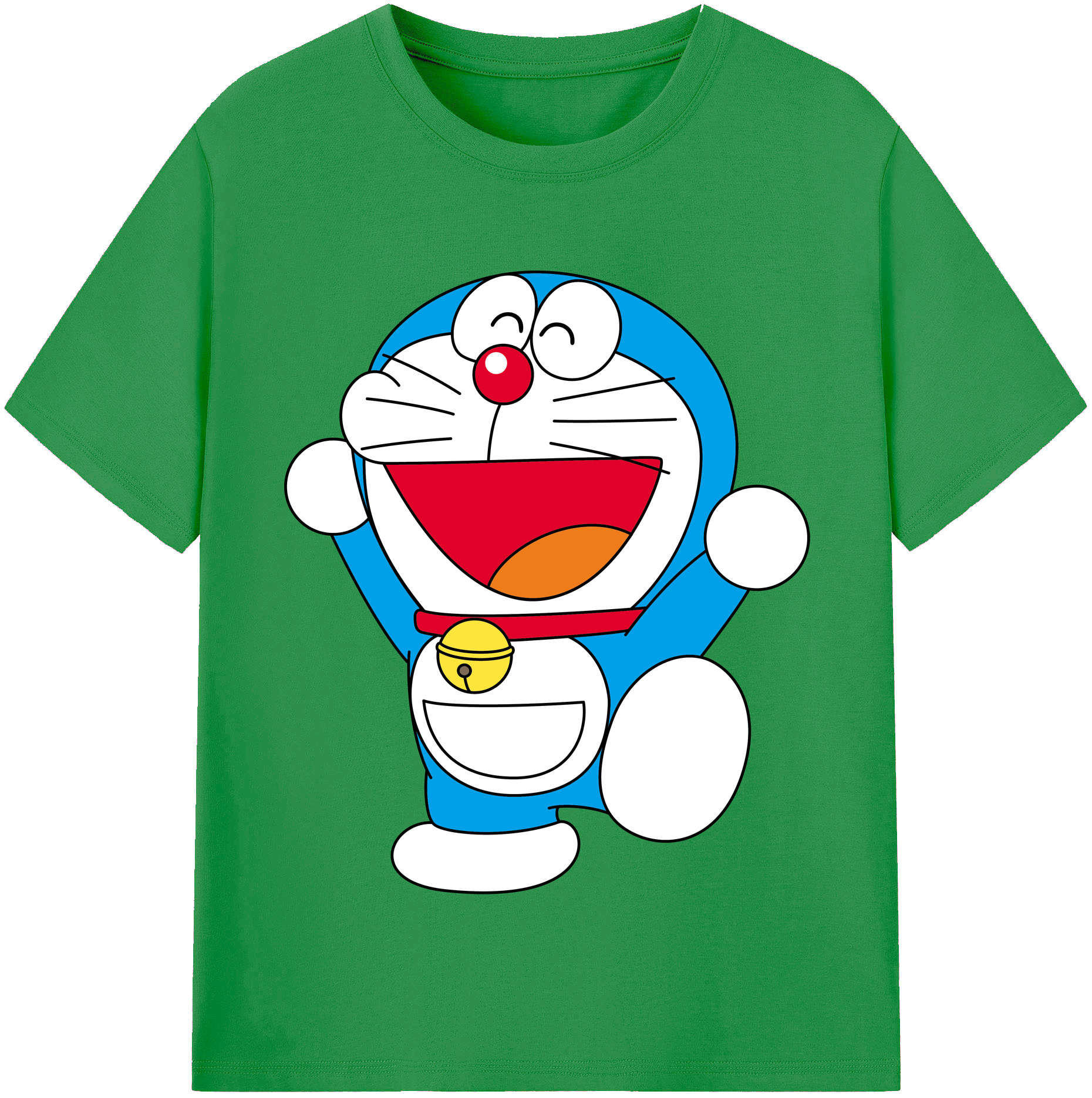 （画像用） ドラえもん Doraemon レディースカジュアルプリントTシャツ（綿100％）