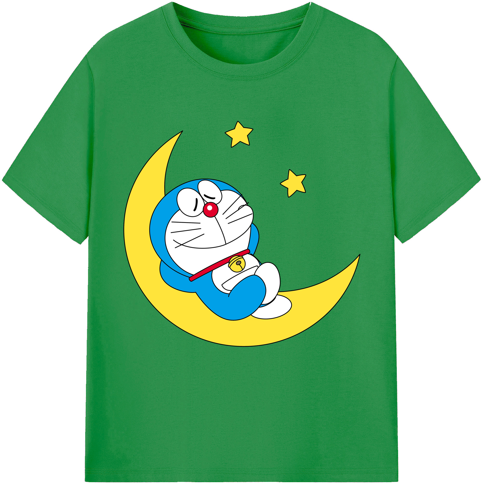 （画像用） ドラえもん Doraemon レディースカジュアルプリントTシャツ（綿100％）