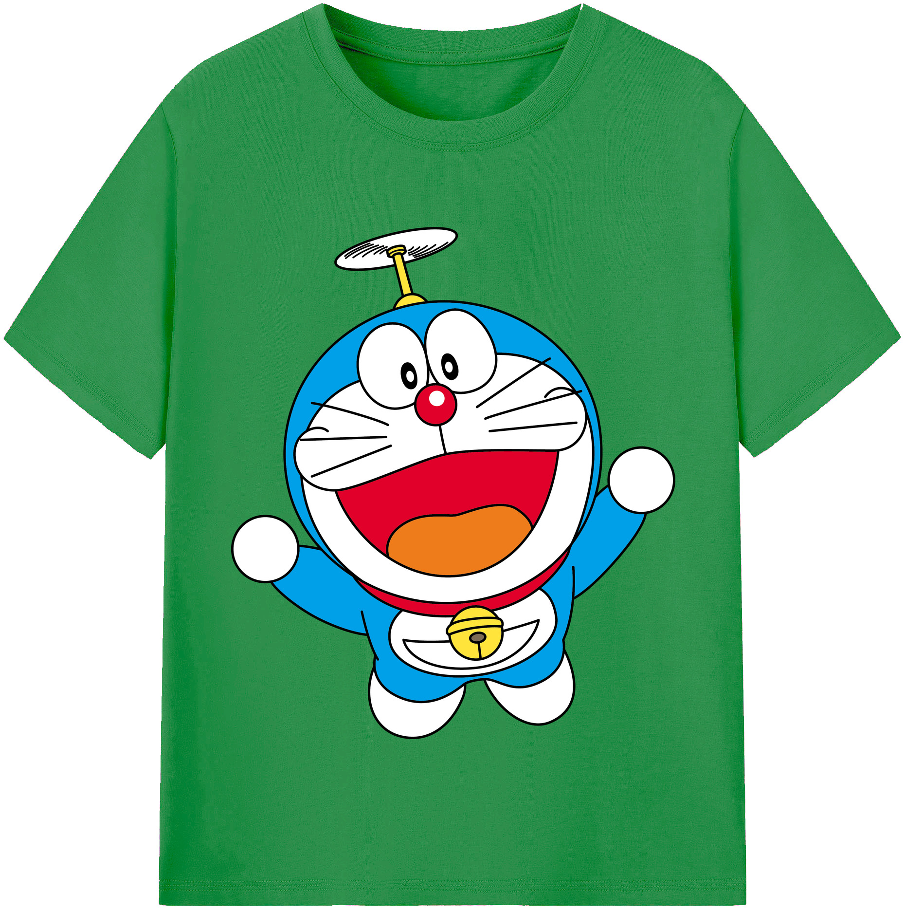（画像用） ドラえもん Doraemon レディースカジュアルプリントTシャツ（綿100％）