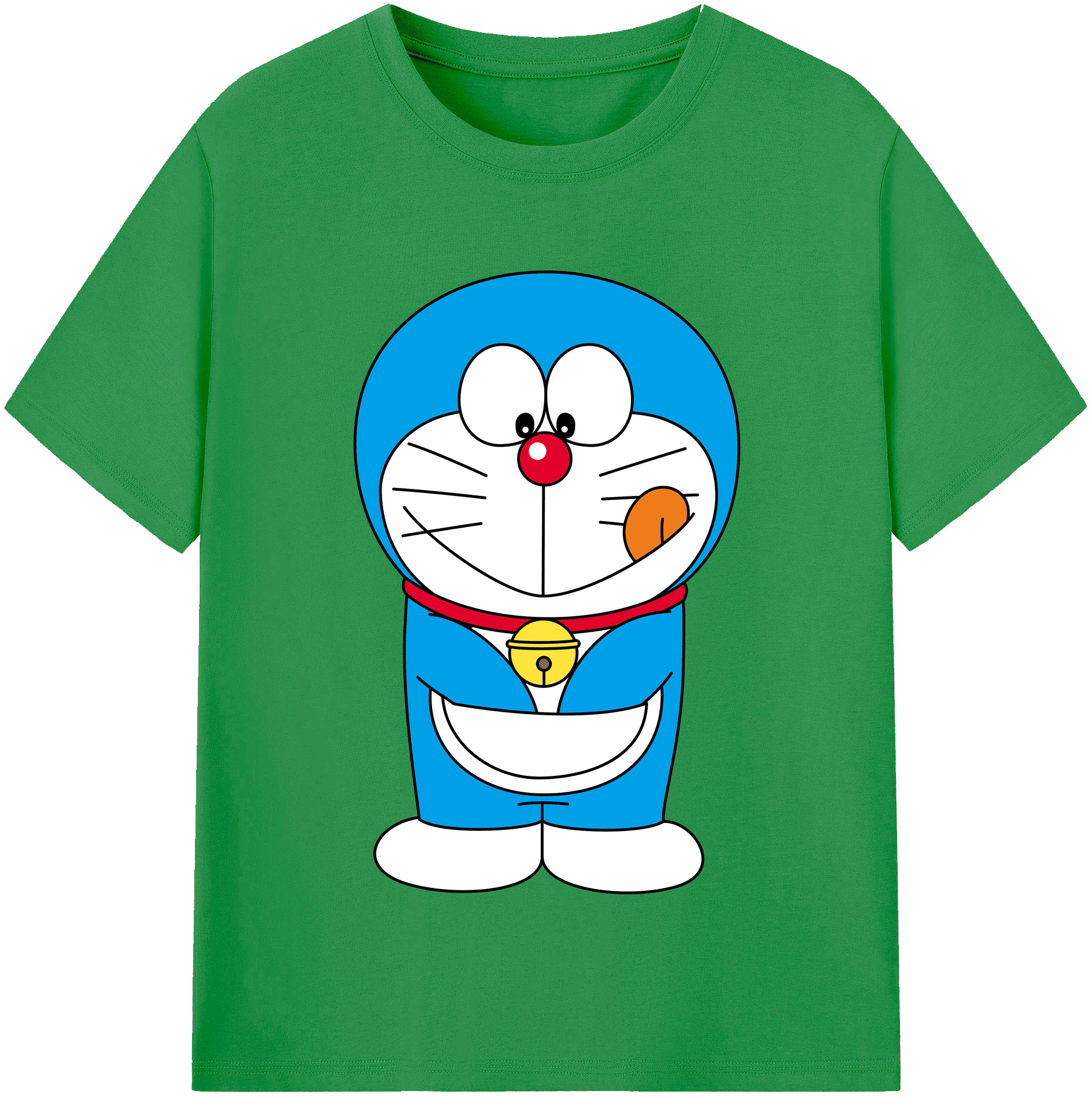 （画像用） ドラえもん Doraemon レディースカジュアルプリントTシャツ（綿100％）
