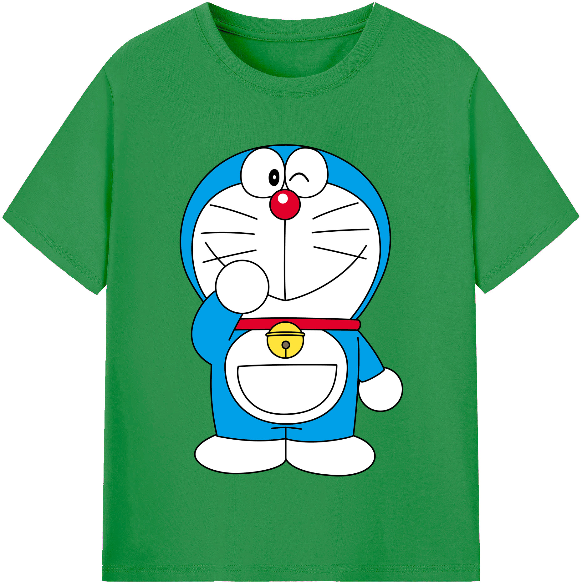 （画像用） ドラえもん Doraemon レディースカジュアルプリントTシャツ（綿100％）