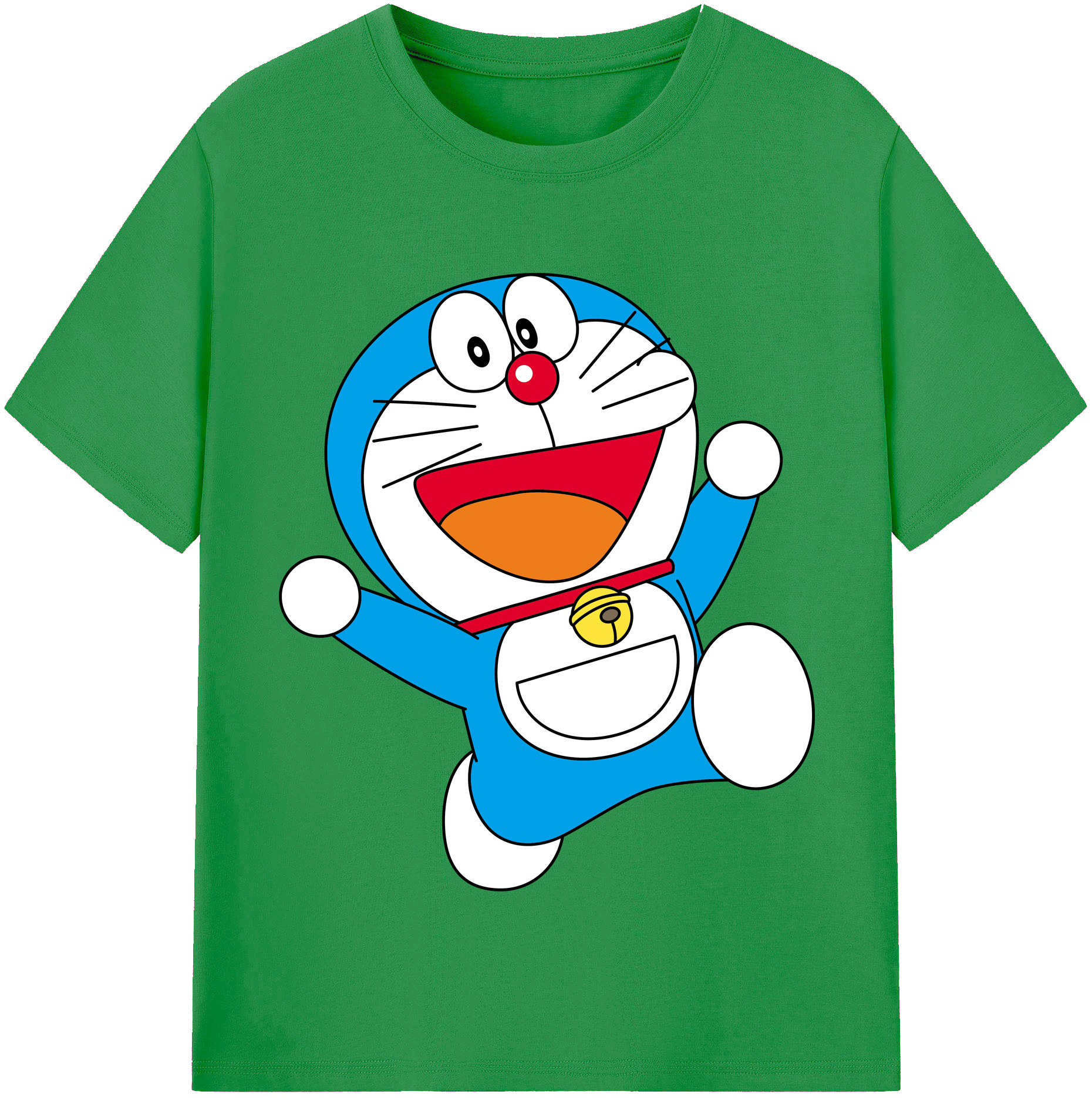（画像用） ドラえもん Doraemon レディースカジュアルプリントTシャツ（綿100％）