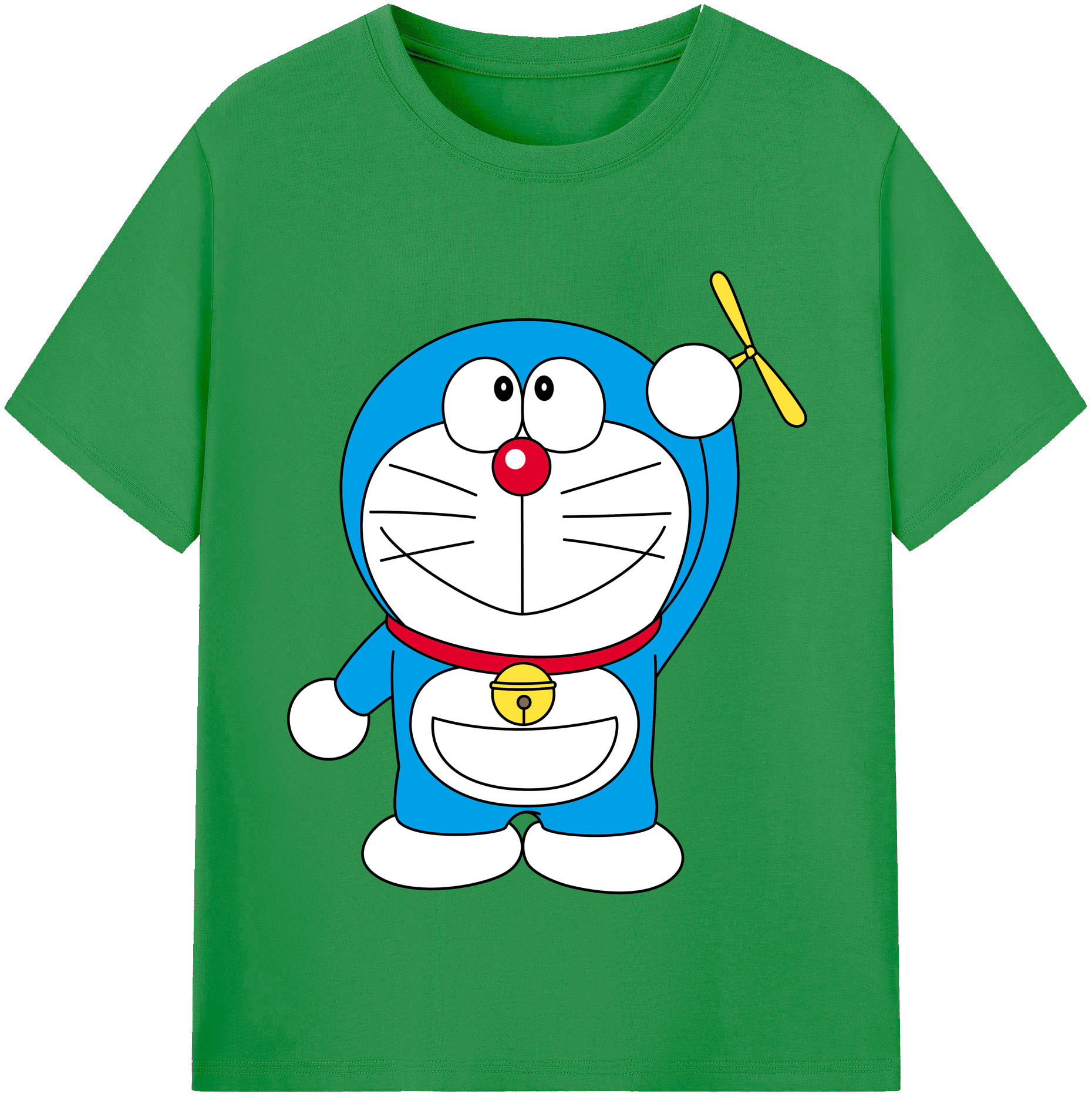 （画像用） ドラえもん Doraemon レディースカジュアルプリントTシャツ（綿100％）