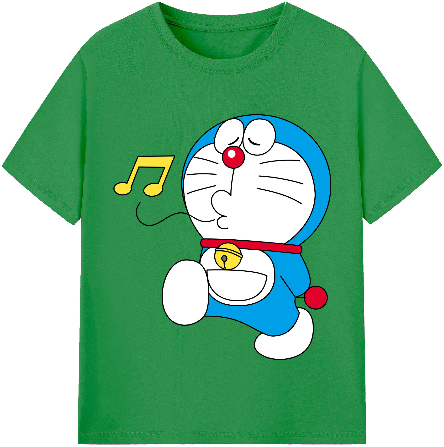 （画像用） ドラえもん Doraemon レディースカジュアルプリントTシャツ（綿100％）