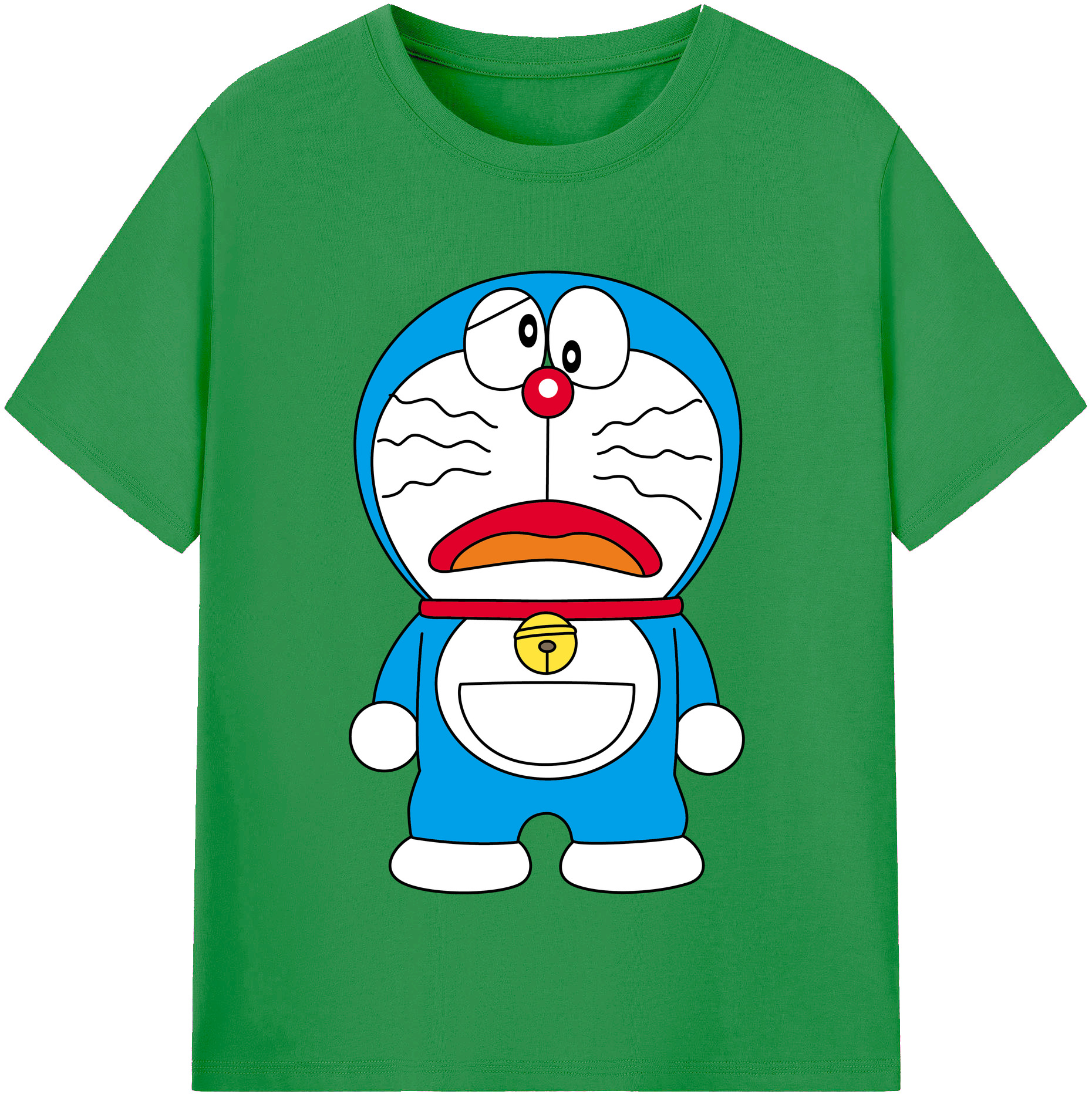 （画像用） ドラえもん Doraemon レディースカジュアルプリントTシャツ（綿100％）