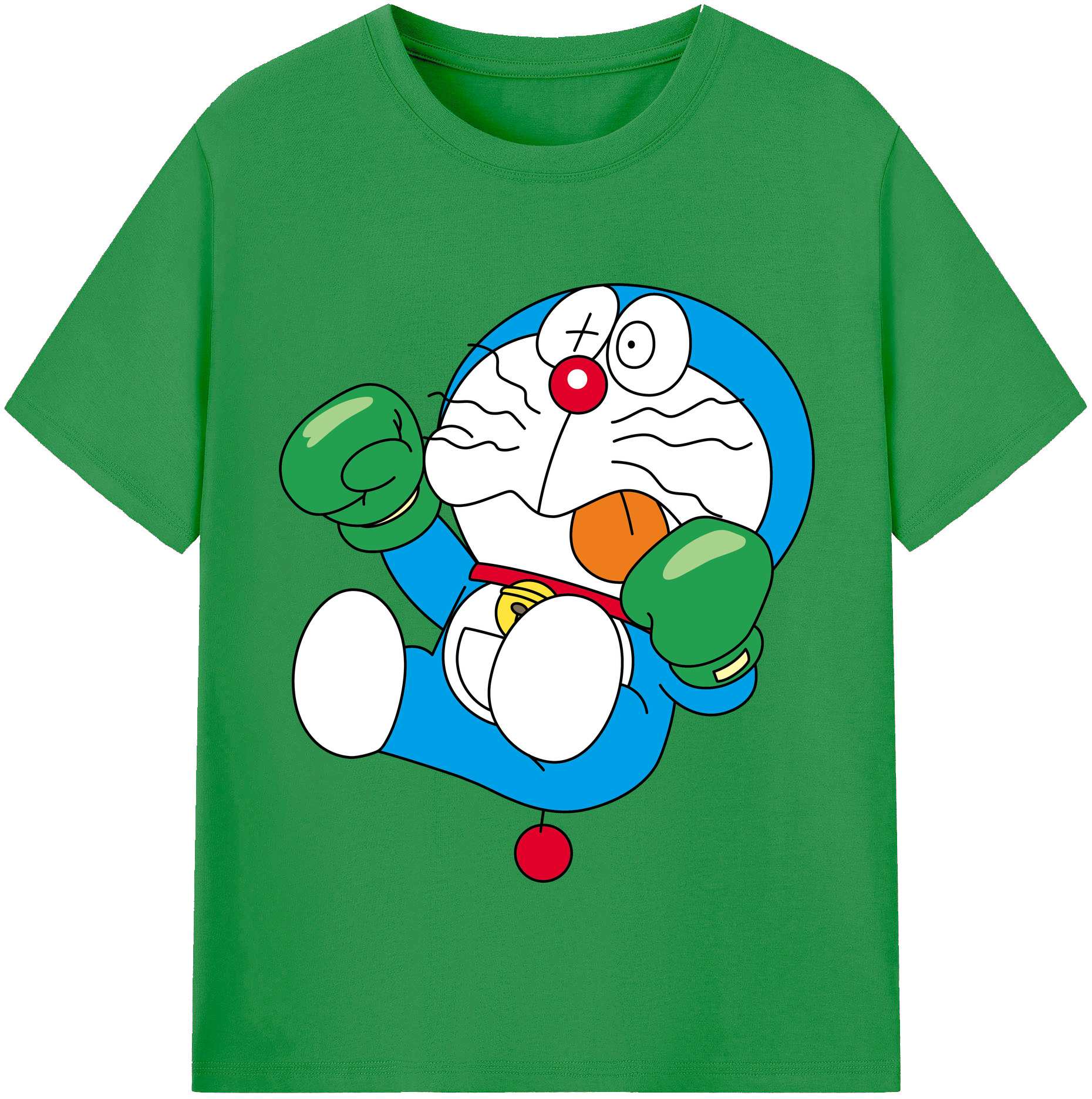 （画像用） ドラえもん Doraemon レディースカジュアルプリントTシャツ（綿100％）
