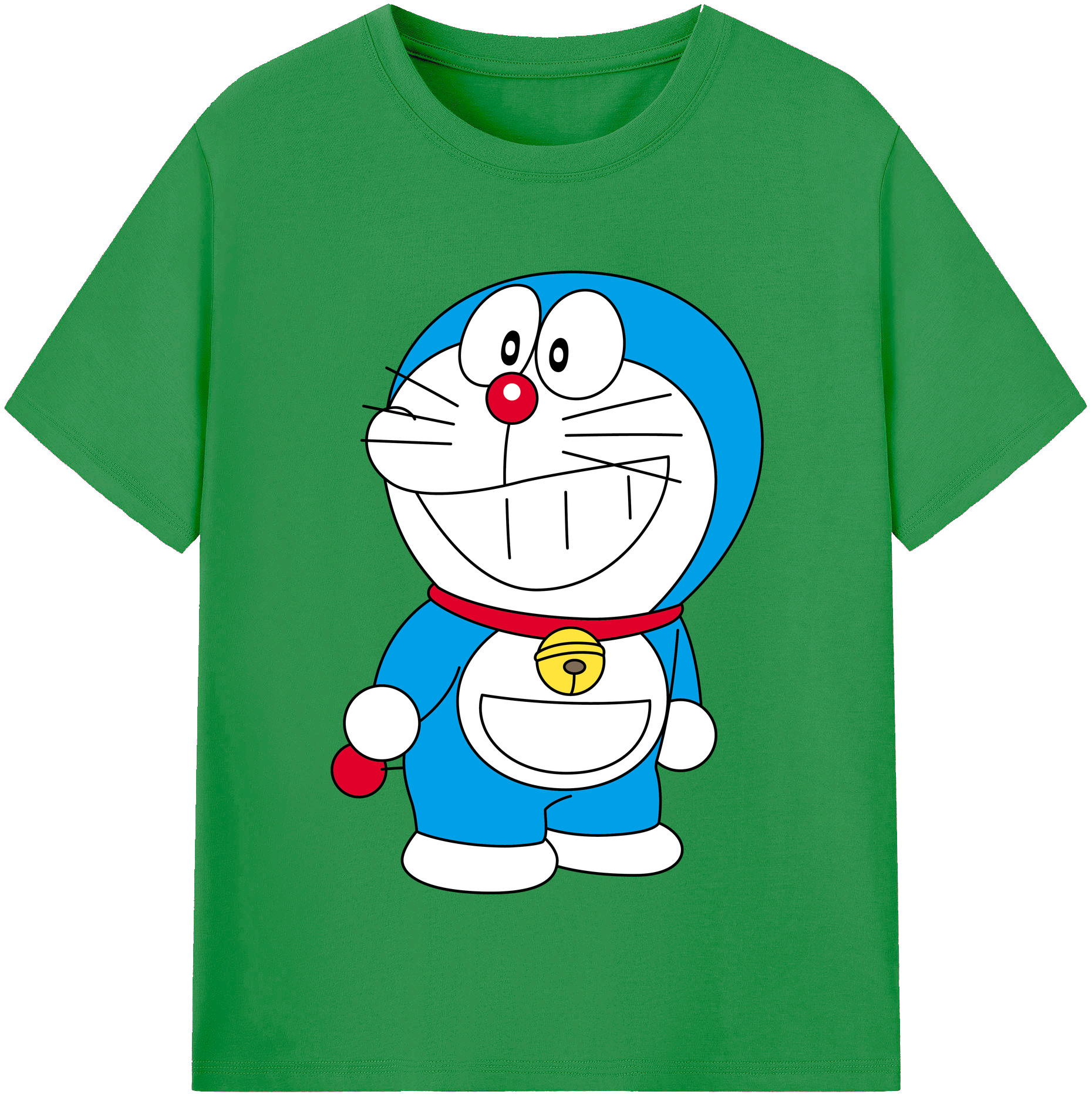 （画像用） ドラえもん Doraemon レディースカジュアルプリントTシャツ（綿100％）