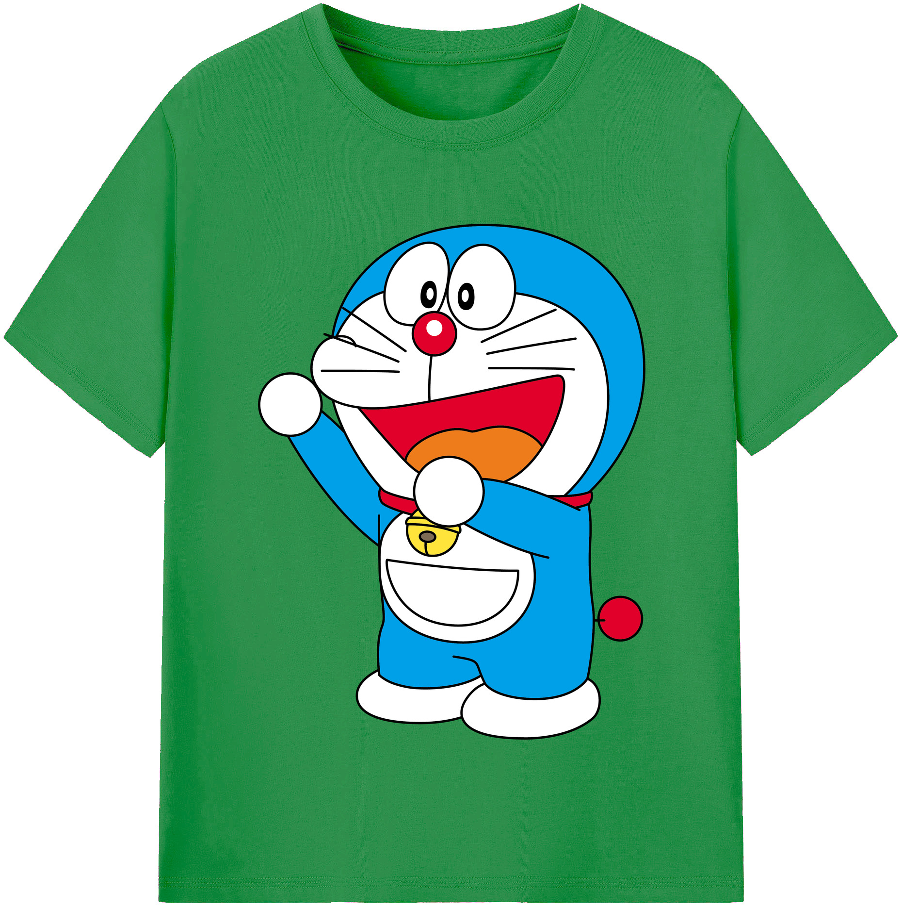 （画像用） ドラえもん Doraemon レディースカジュアルプリントTシャツ（綿100％）