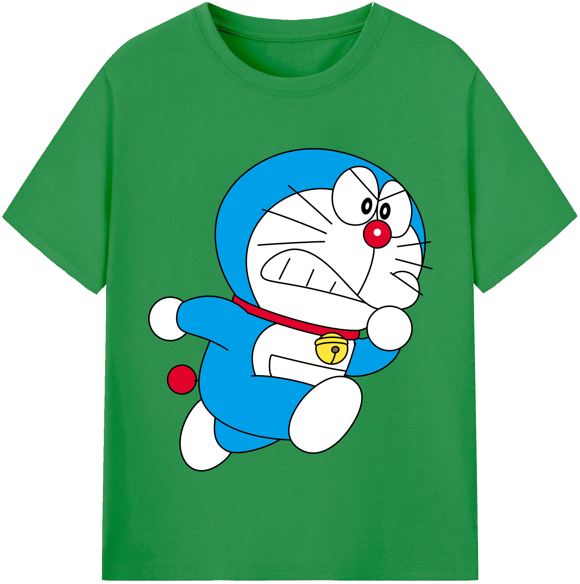 （画像用） ドラえもん Doraemon レディースカジュアルプリントTシャツ（綿100％）