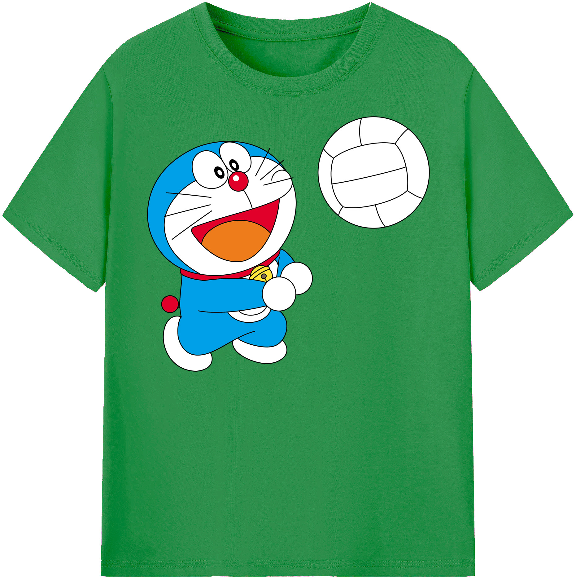 （画像用） ドラえもん Doraemon レディースカジュアルプリントTシャツ（綿100％）
