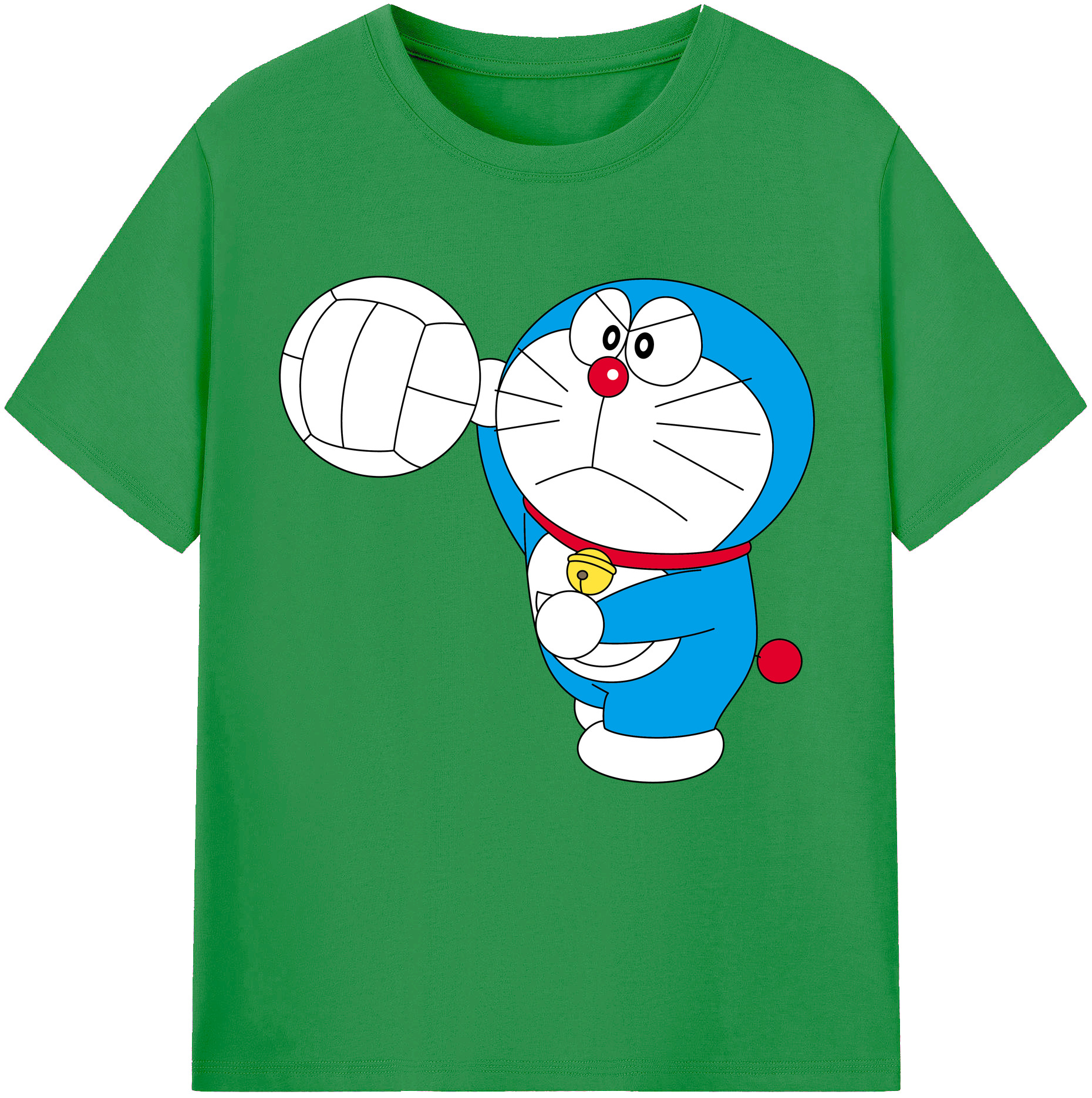 （画像用） ドラえもん Doraemon レディースカジュアルプリントTシャツ（綿100％）