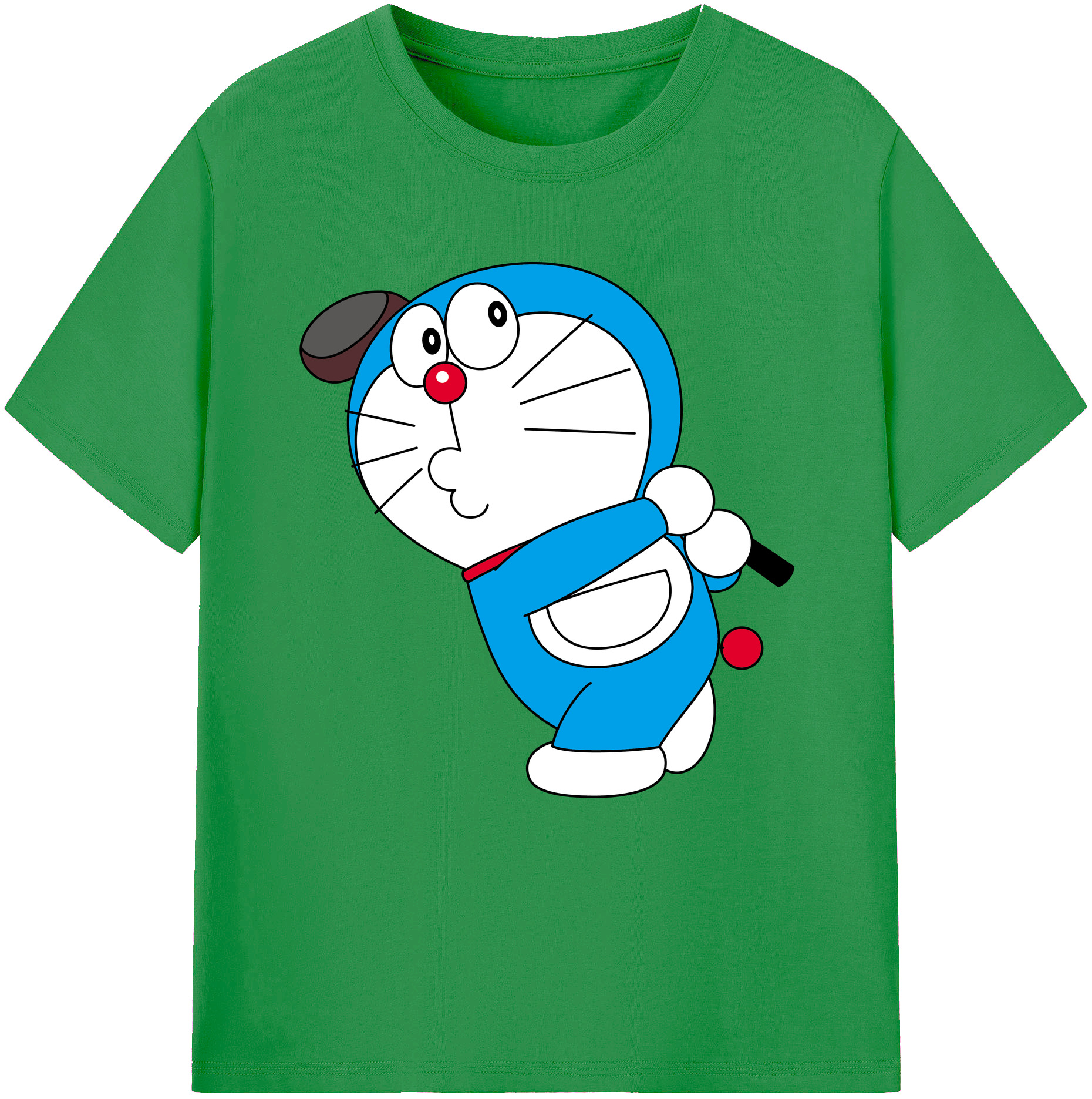 （画像用） ドラえもん Doraemon レディースカジュアルプリントTシャツ（綿100％）