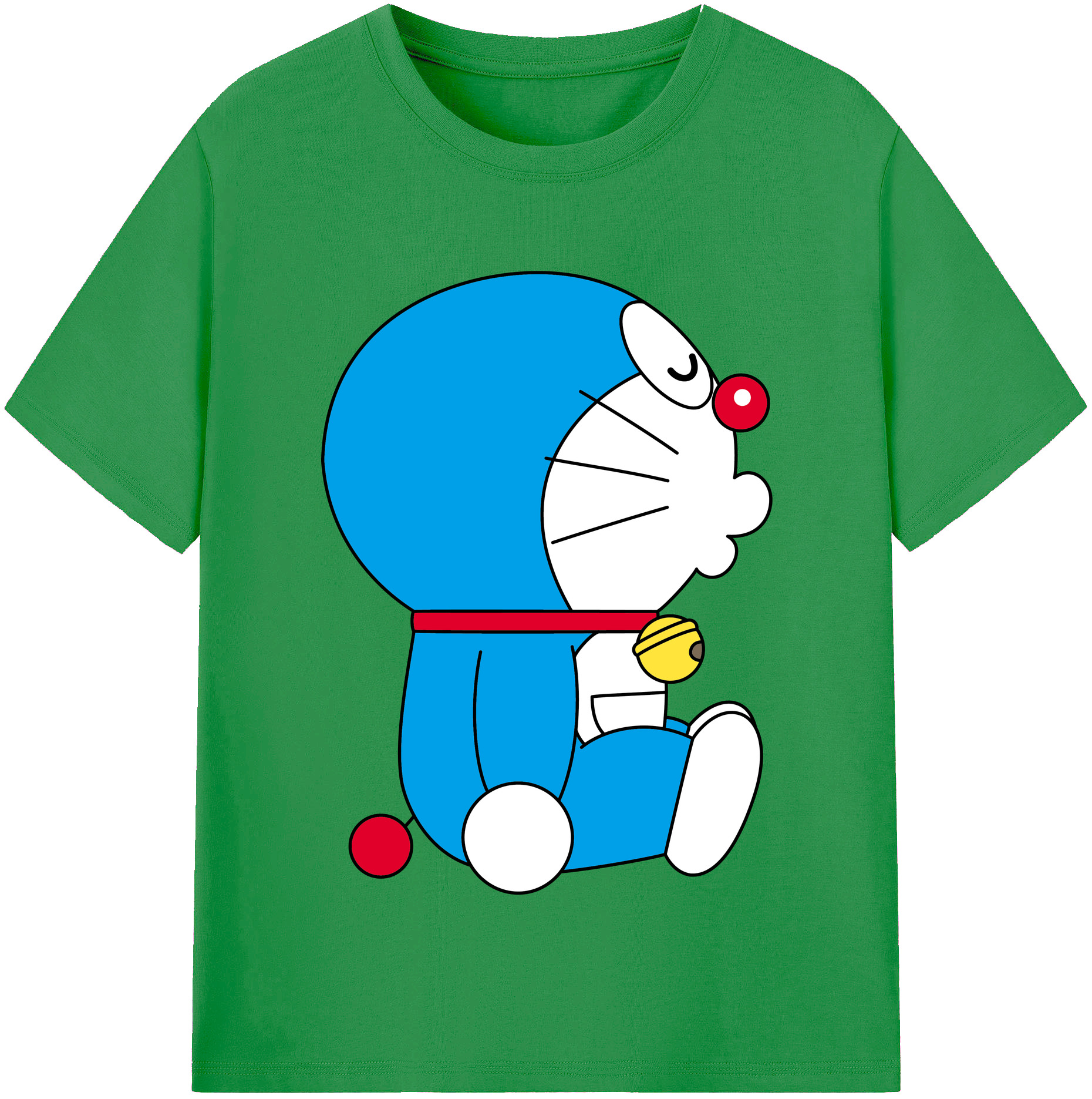（画像用） ドラえもん Doraemon レディースカジュアルプリントTシャツ（綿100％）