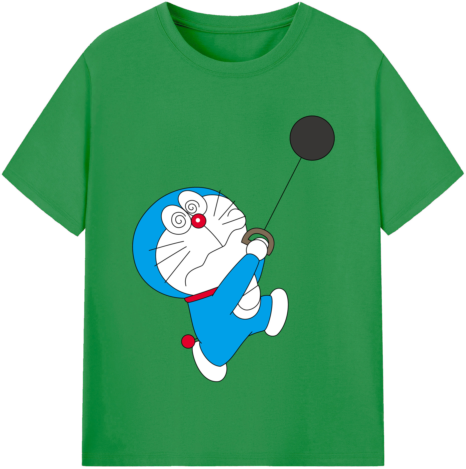 （画像用） ドラえもん Doraemon レディースカジュアルプリントTシャツ（綿100％）
