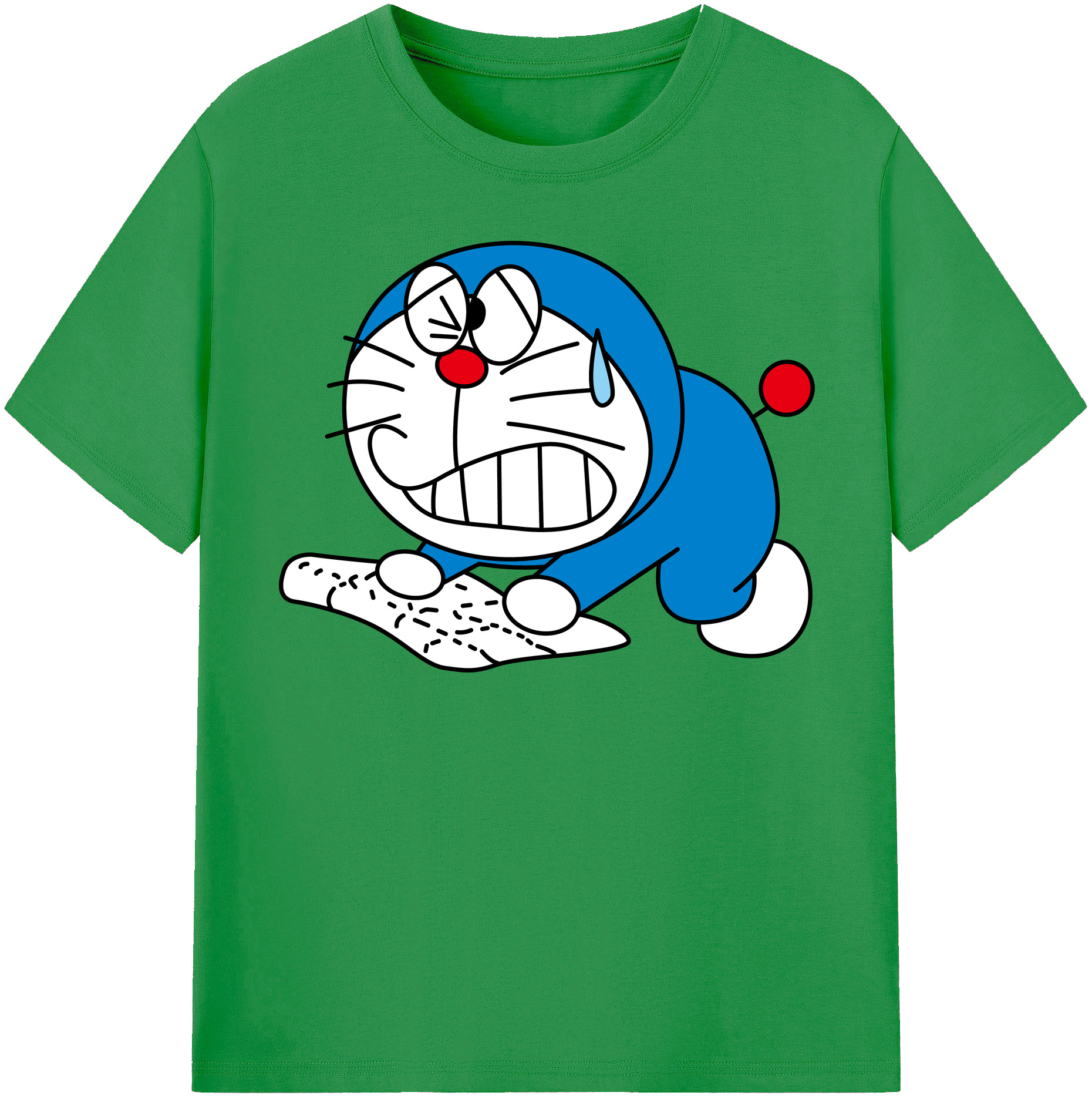 （画像用） ドラえもん Doraemon レディースカジュアルプリントTシャツ（綿100％）