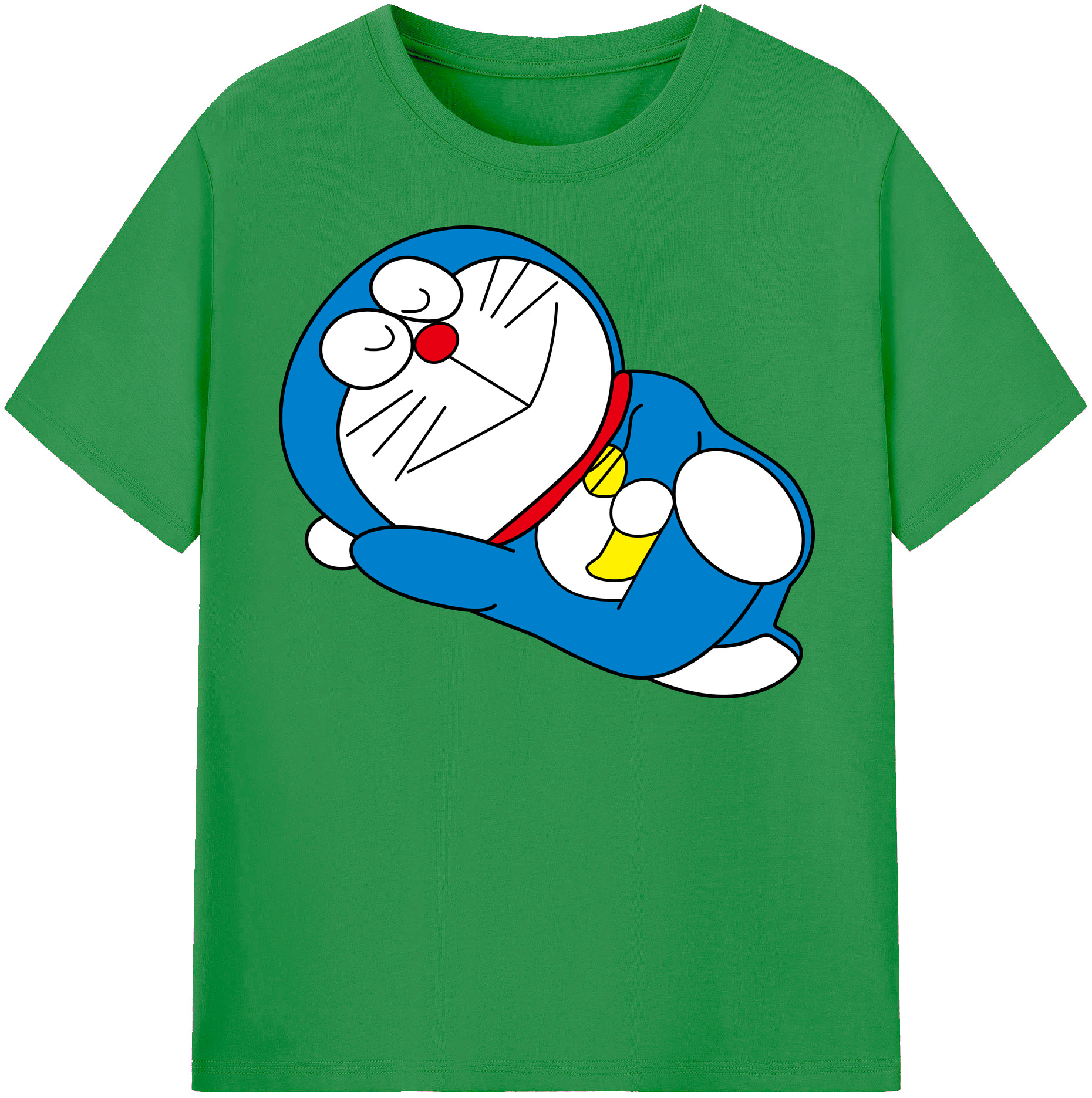 （画像用） ドラえもん Doraemon レディースカジュアルプリントTシャツ（綿100％）
