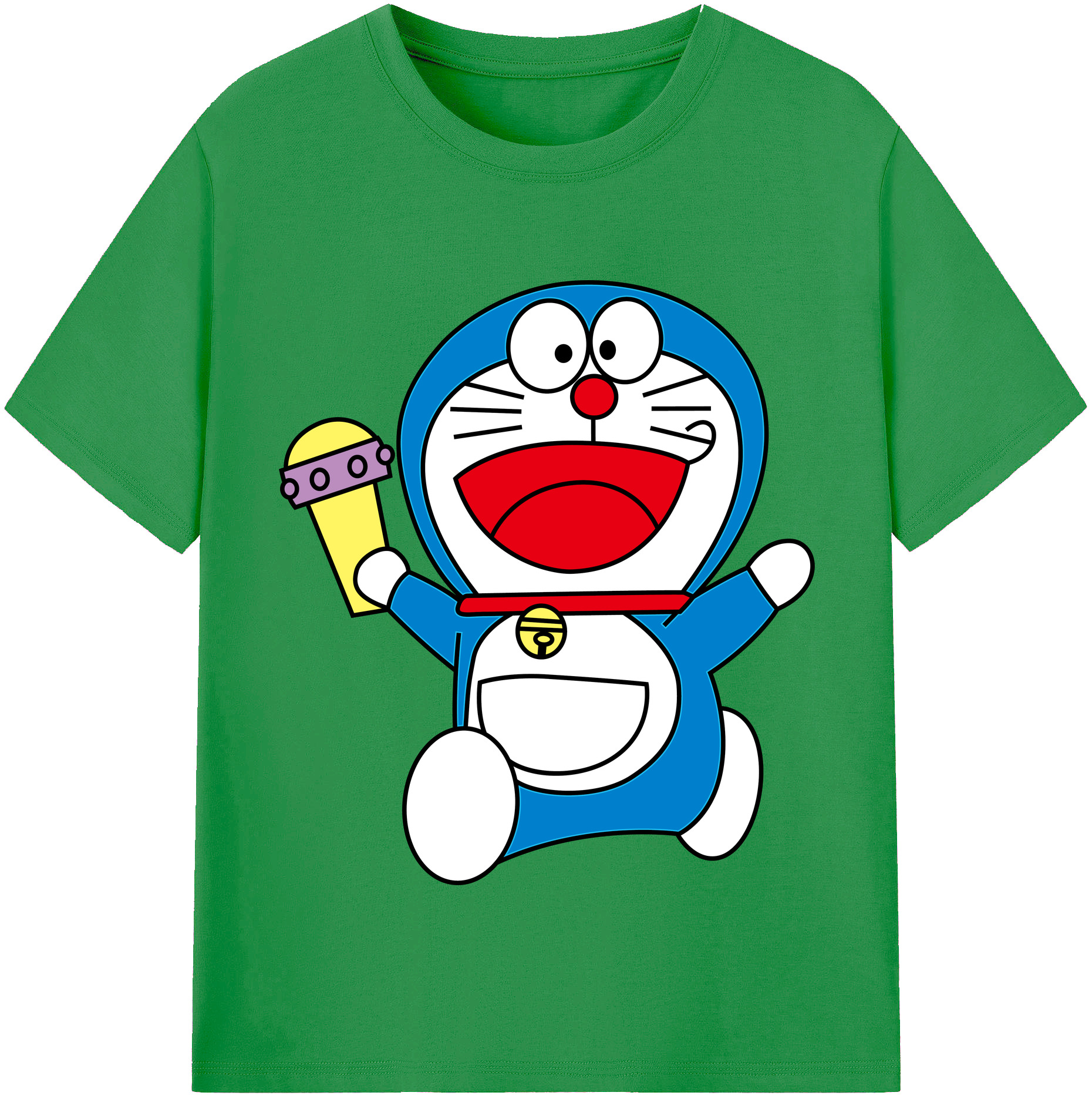 （画像用） ドラえもん Doraemon レディースカジュアルプリントTシャツ（綿100％）