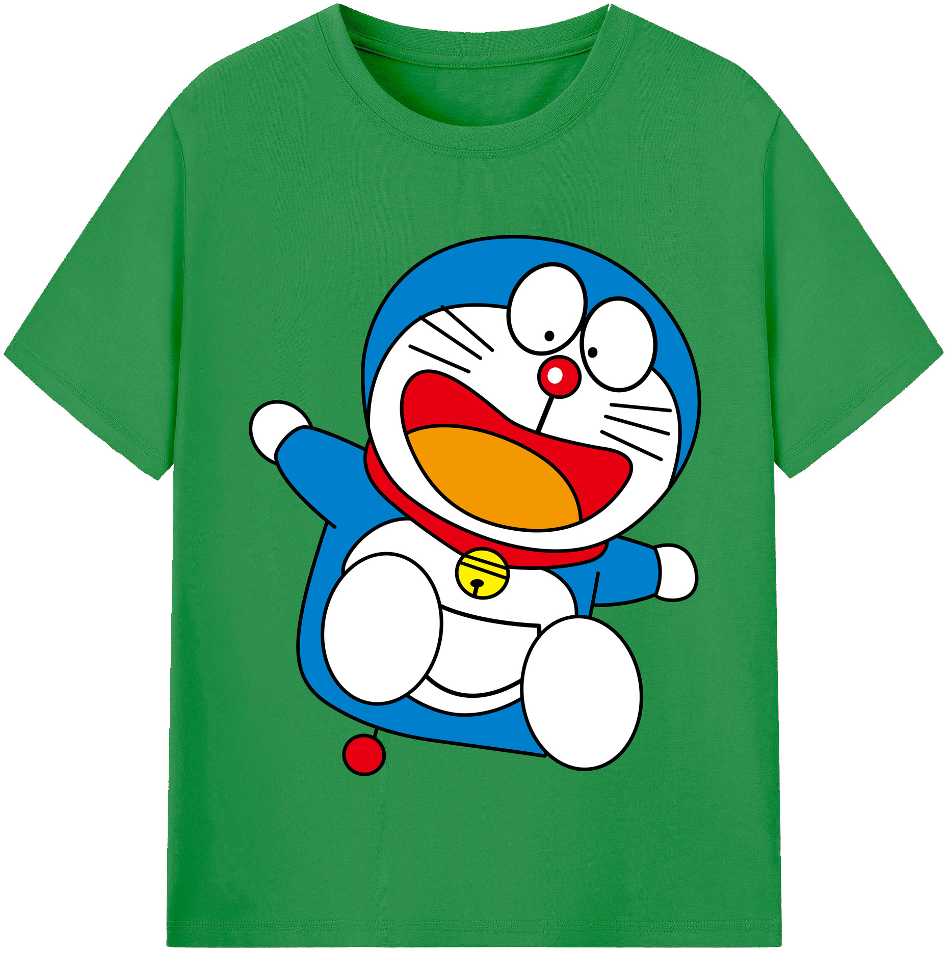 （画像用） ドラえもん Doraemon レディースカジュアルプリントTシャツ（綿100％）