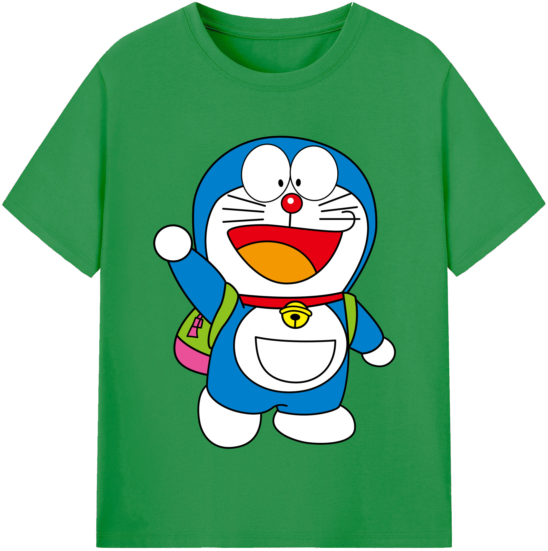 （画像用） ドラえもん Doraemon レディースカジュアルプリントTシャツ（綿100％）
