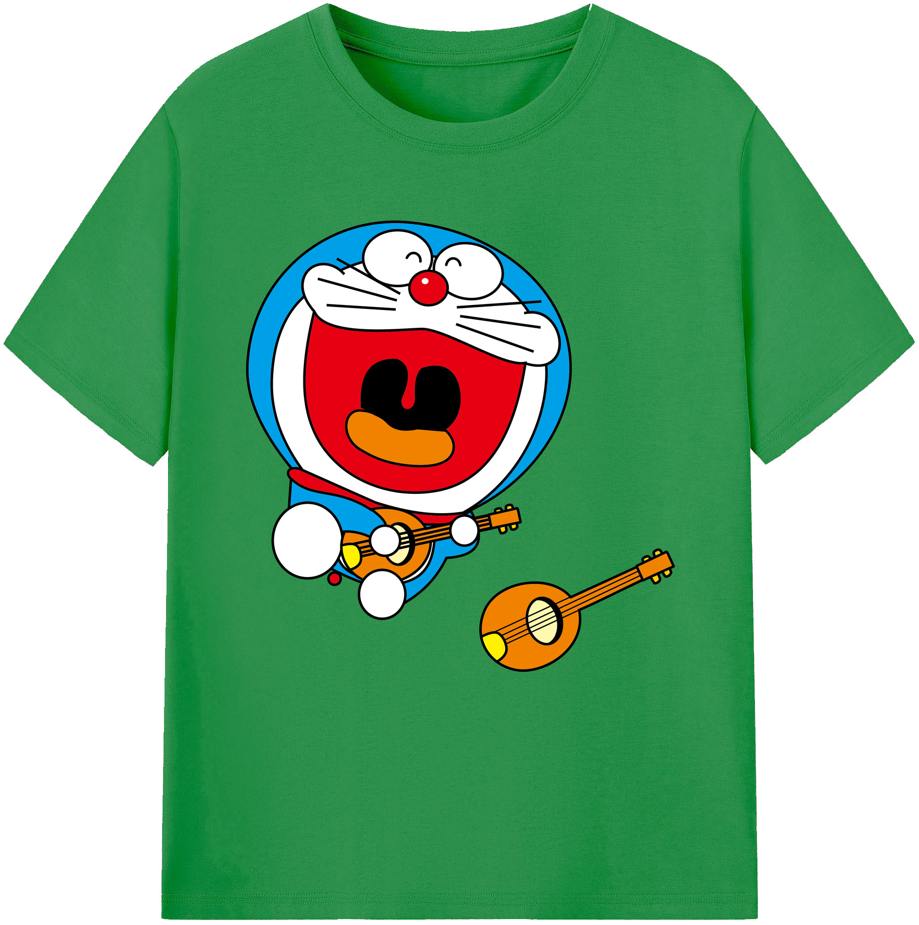 （画像用） ドラえもん Doraemon レディースカジュアルプリントTシャツ（綿100％）