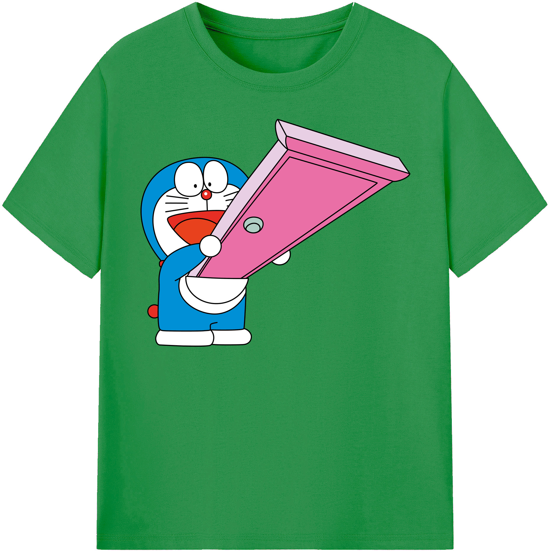 （画像用） ドラえもん Doraemon レディースカジュアルプリントTシャツ（綿100％）
