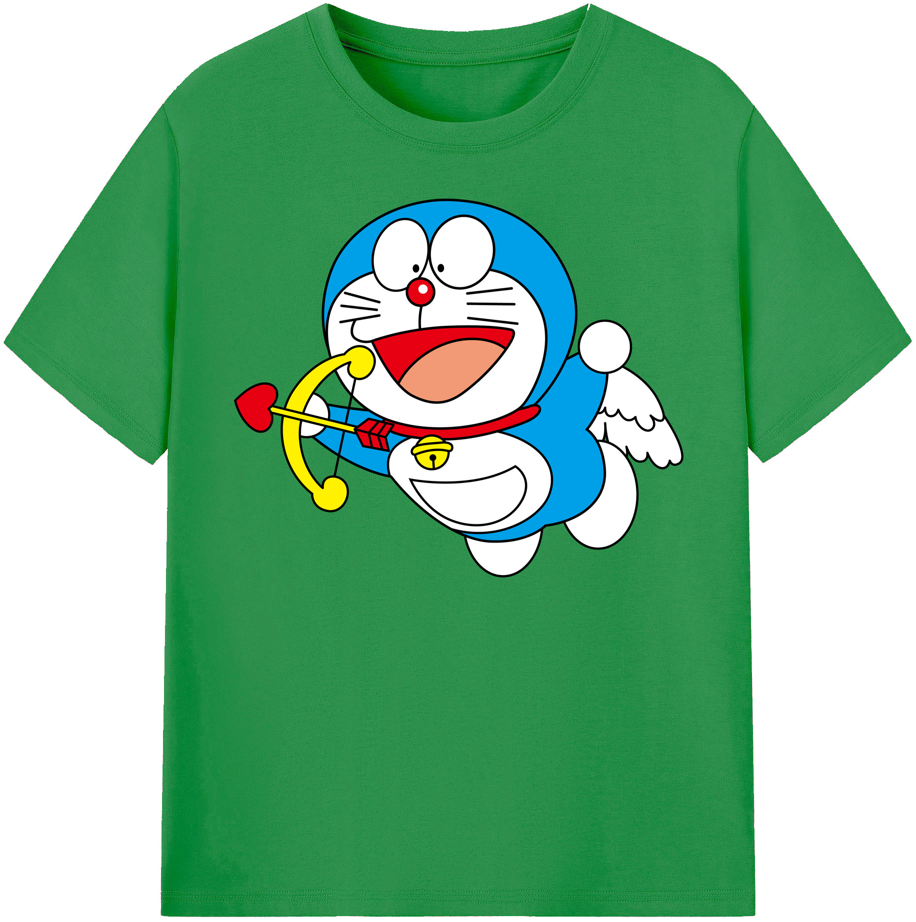 （画像用） ドラえもん Doraemon レディースカジュアルプリントTシャツ（綿100％）