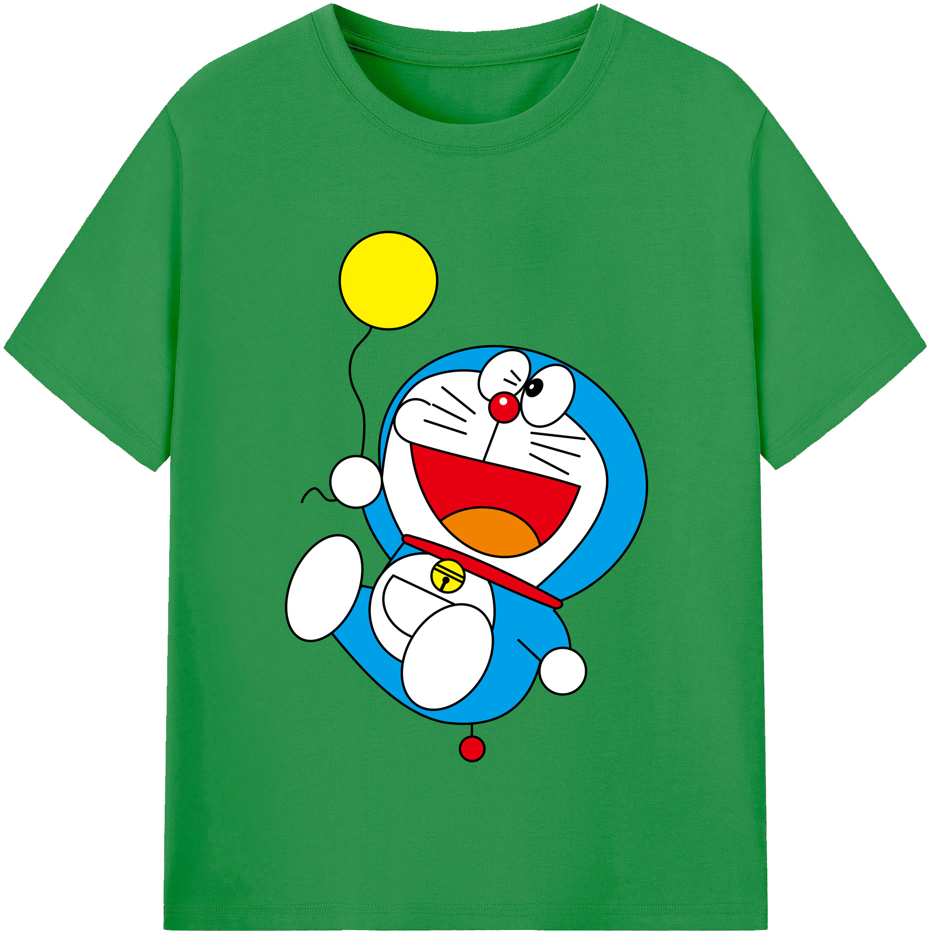 （画像用） ドラえもん Doraemon レディースカジュアルプリントTシャツ（綿100％）