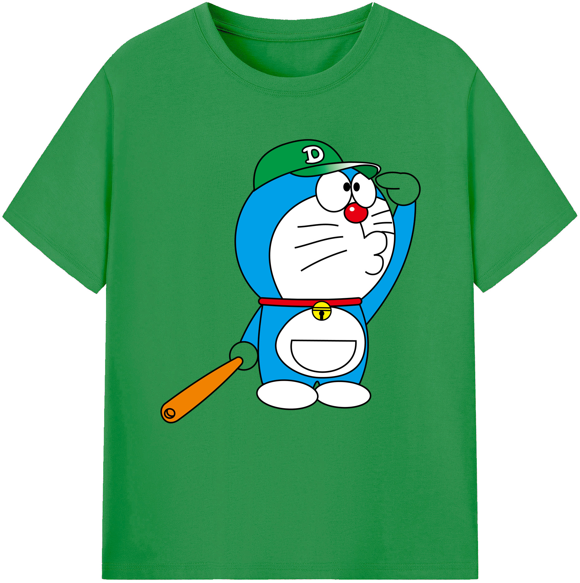 （画像用） ドラえもん Doraemon レディースカジュアルプリントTシャツ（綿100％）