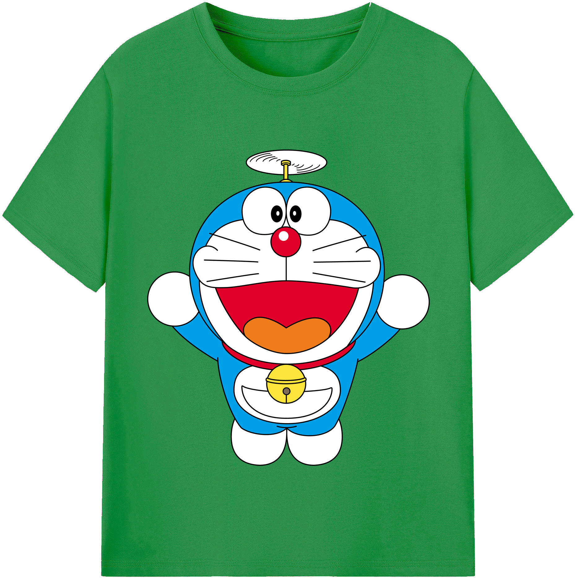 （画像用） ドラえもん Doraemon レディースカジュアルプリントTシャツ（綿100％）