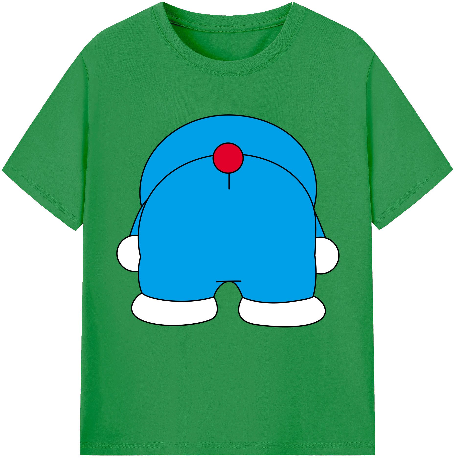 （画像用） ドラえもん Doraemon レディースカジュアルプリントTシャツ（綿100％）