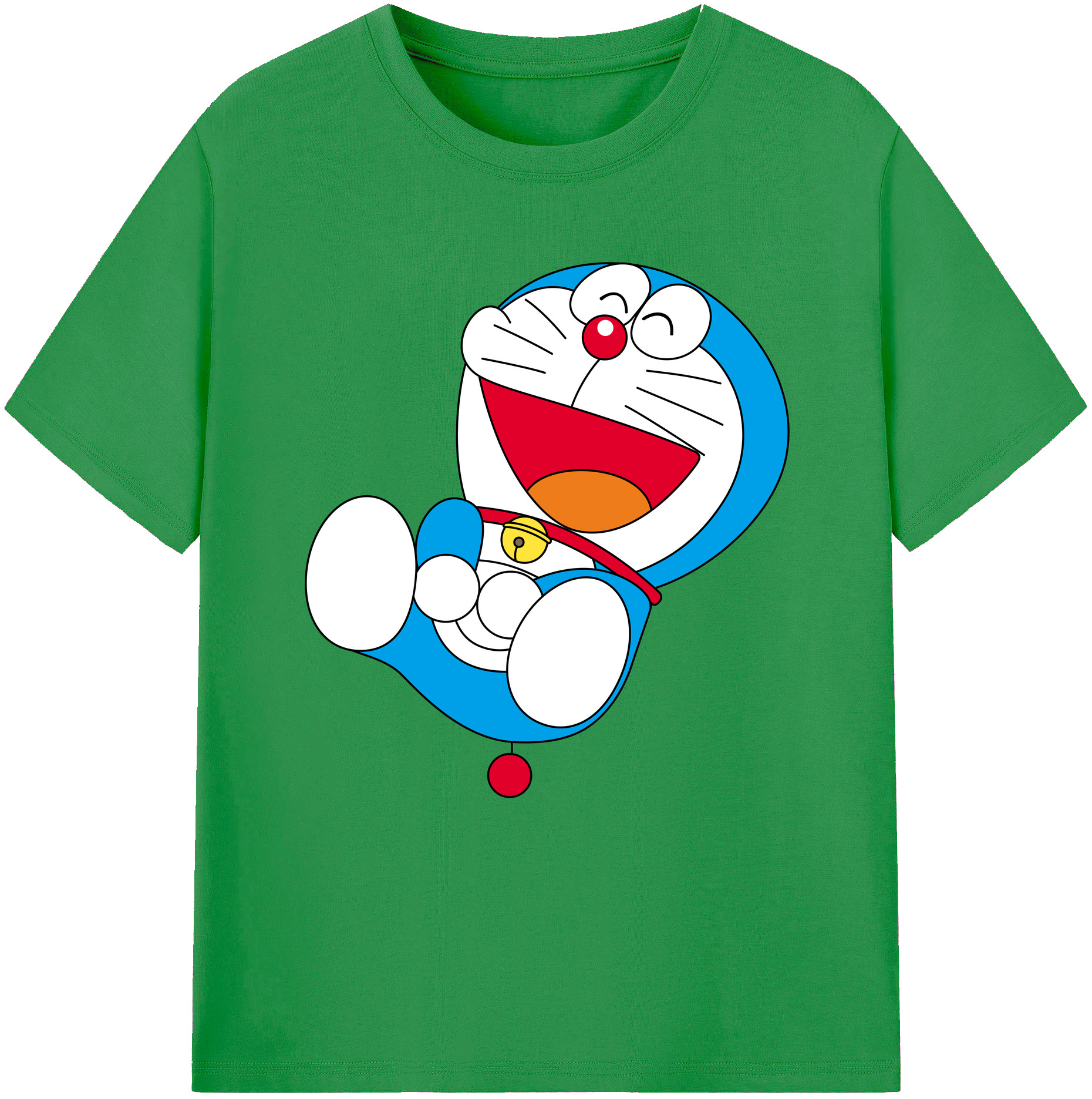 （画像用） ドラえもん Doraemon レディースカジュアルプリントTシャツ（綿100％）