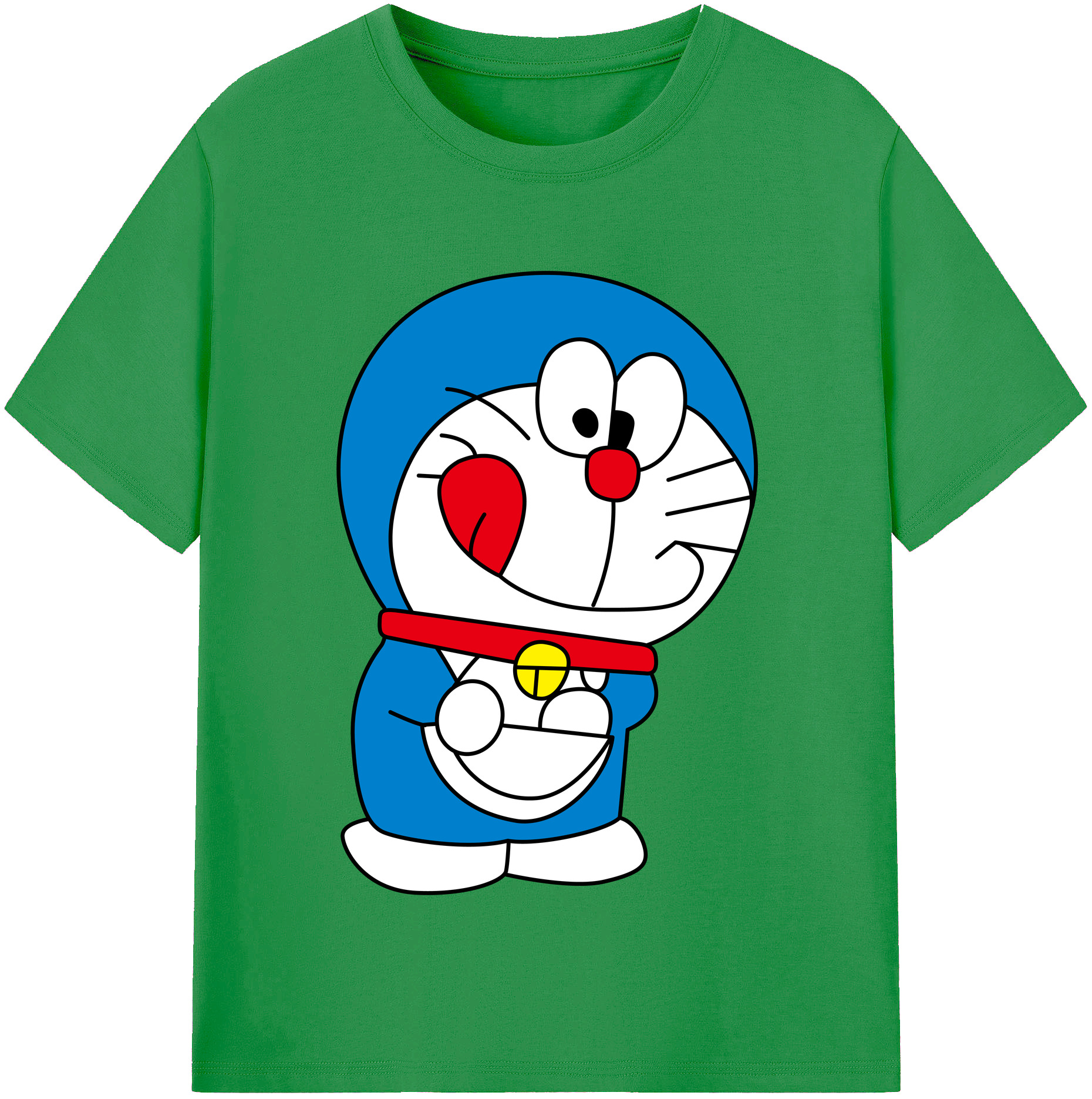 （画像用） ドラえもん Doraemon レディースカジュアルプリントTシャツ（綿100％）