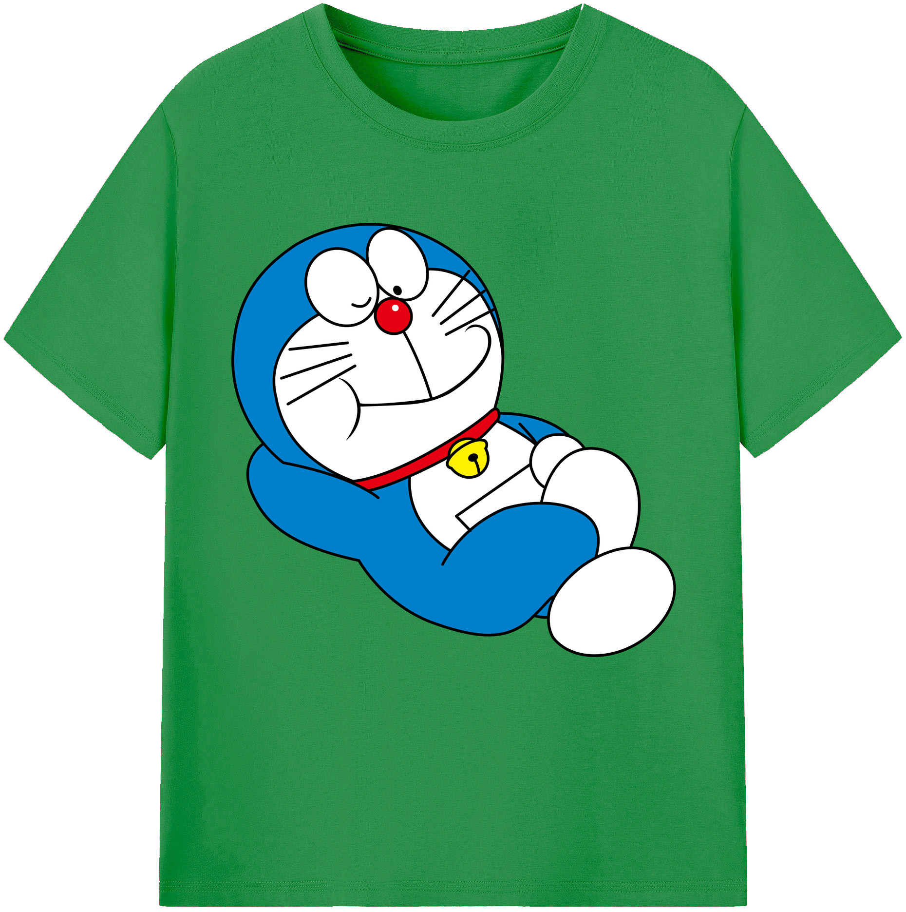 （画像用） ドラえもん Doraemon レディースカジュアルプリントTシャツ（綿100％）